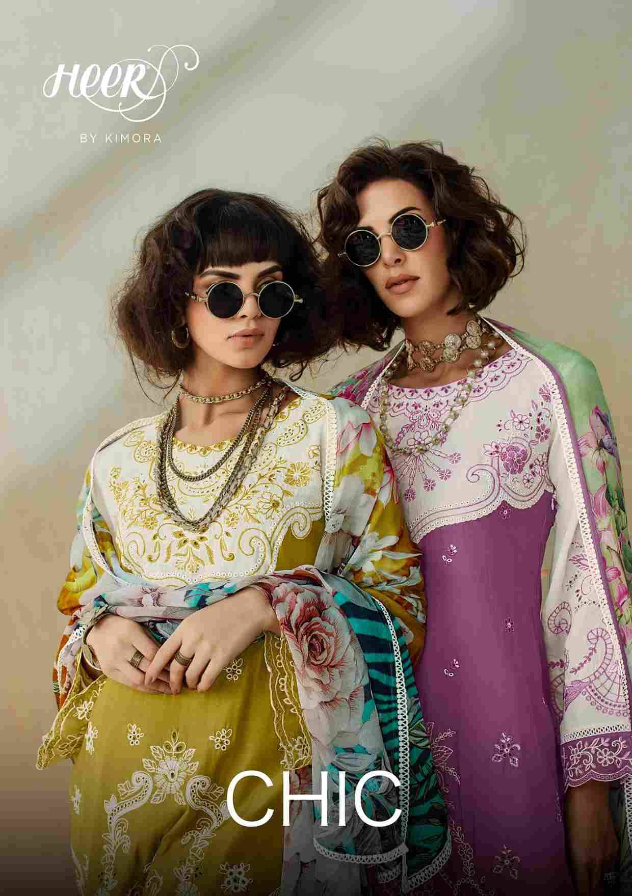 Chic By Kimora Fashion 9641 To 9646 Series Designer Festive Suits Collection Beautiful Stylish Fancy Colorful Party Wear & Occasional Wear Pure Muslin Dresses At Wholesale Price