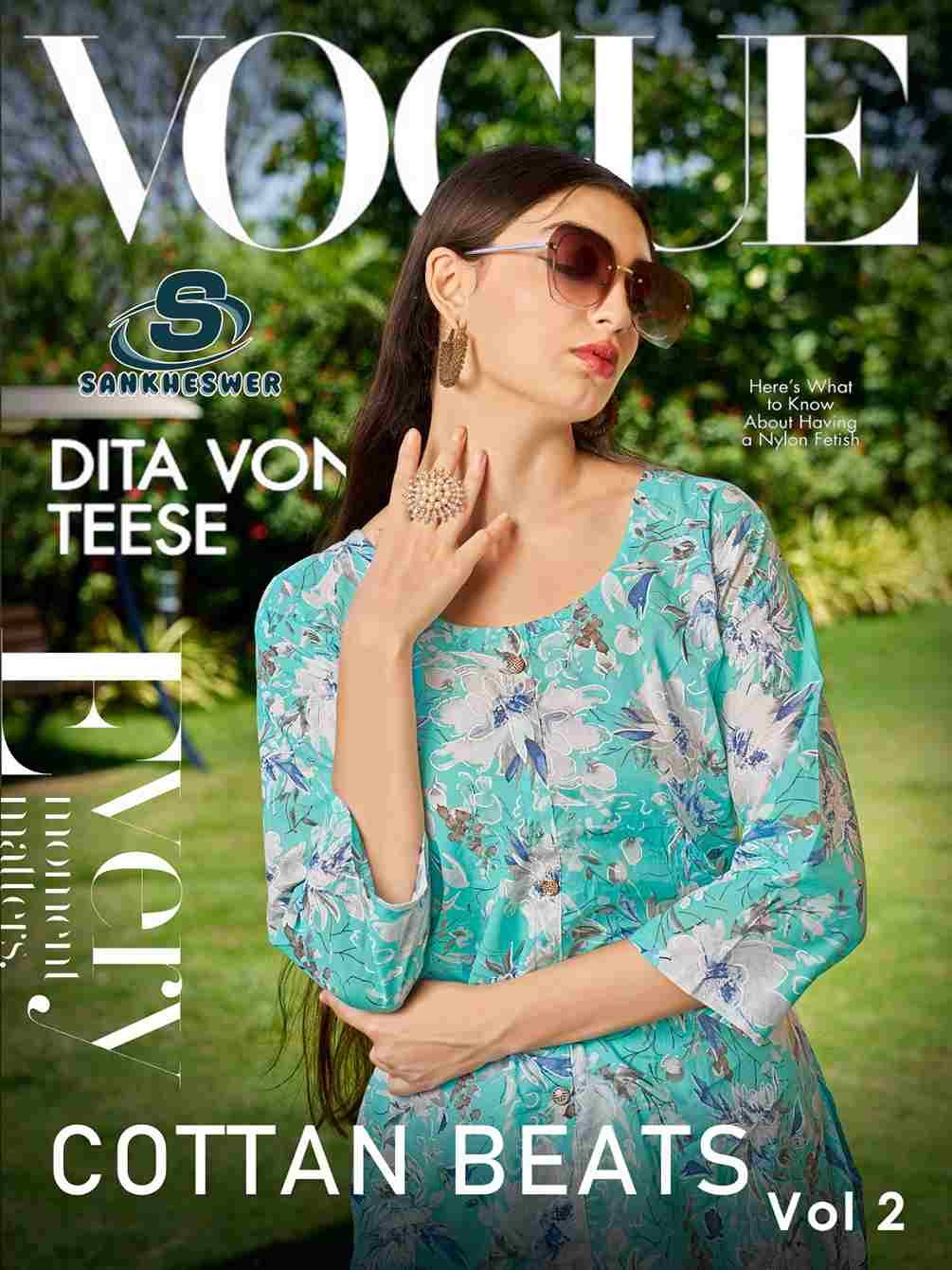 Cotton Beats Vol-2 By Sankheswer 1001 To 1008 Series Designer Stylish Fancy Colorful Beautiful Party Wear & Ethnic Wear Collection Cotton Print Co-Ord At Wholesale Price