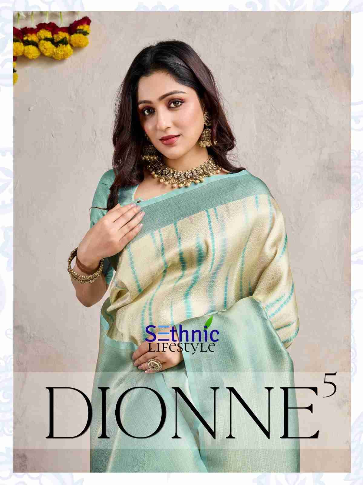 Dionne Vol-5 By Sethnic 22024 To 22027 Series Indian Traditional Wear Collection Beautiful Stylish Fancy Colorful Party Wear & Occasional Wear Banarasi Silk Sarees At Wholesale Price