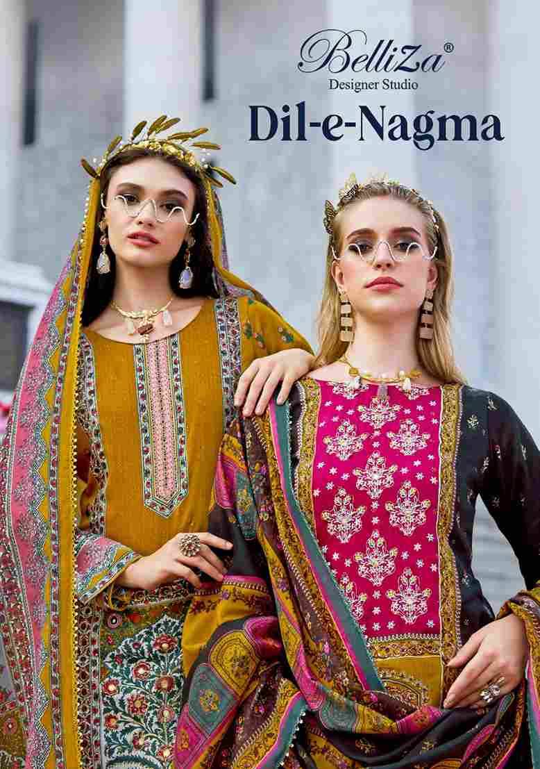 Dil-E-Nagma By Belliza 808-001 To 808-008 Series Beautiful Suits Colorful Stylish Fancy Casual Wear & Ethnic Wear Pure Jam Cotton Dresses At Wholesale Price