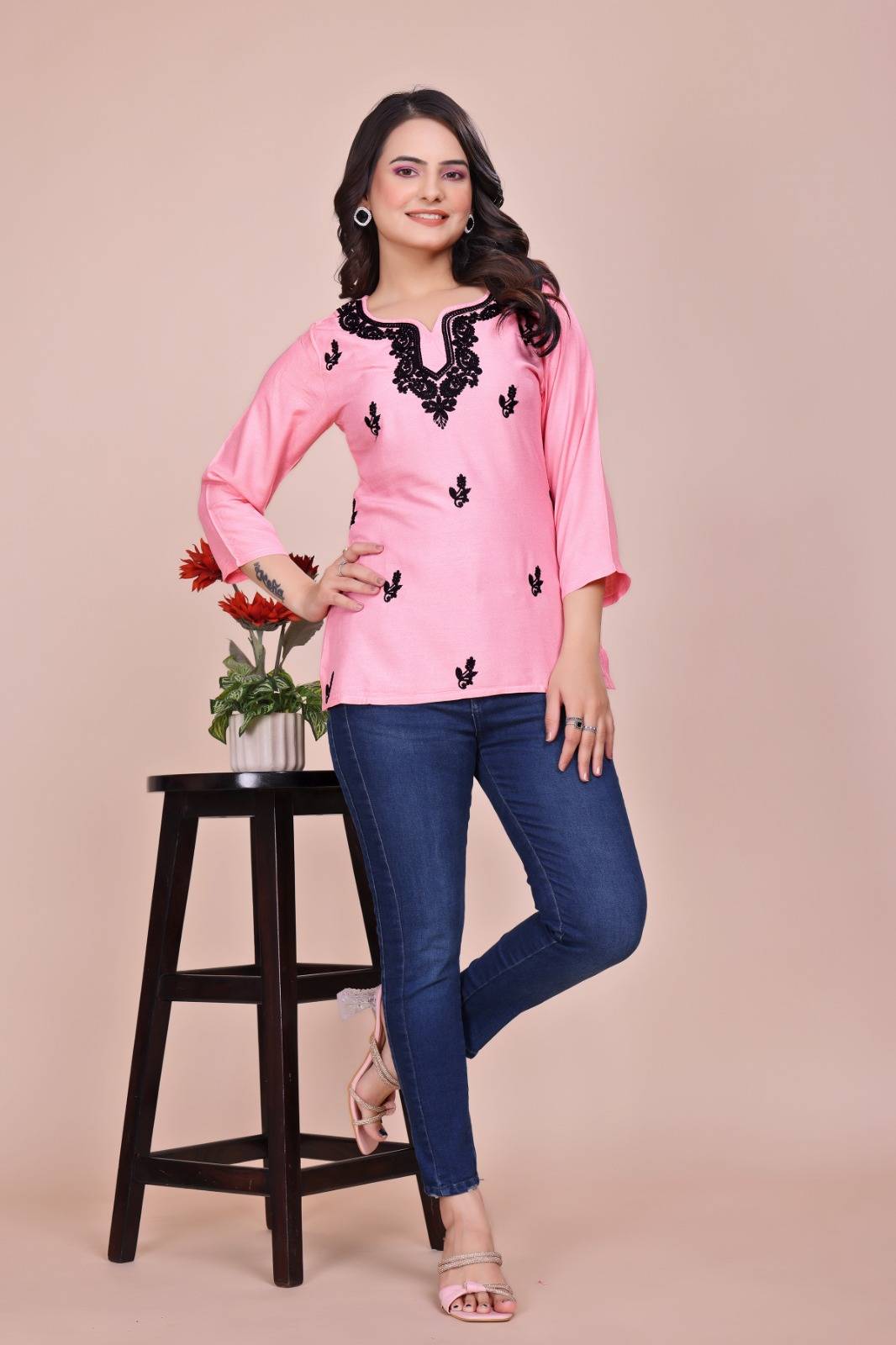 Dc-Tunic By Fashid Wholesale 01 To 07 Series Designer Stylish Fancy Colorful Beautiful Party Wear & Ethnic Wear Collection Viscose Rayon Kurtis At Wholesale Price
