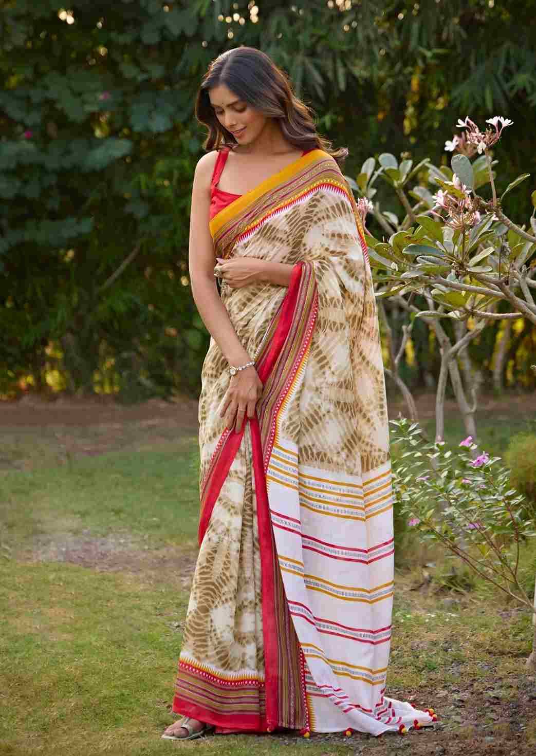 Darshana By Sr 1001 To 1010 Series Indian Traditional Wear Collection Beautiful Stylish Fancy Colorful Party Wear & Occasional Wear Pure Linen Sarees At Wholesale Price