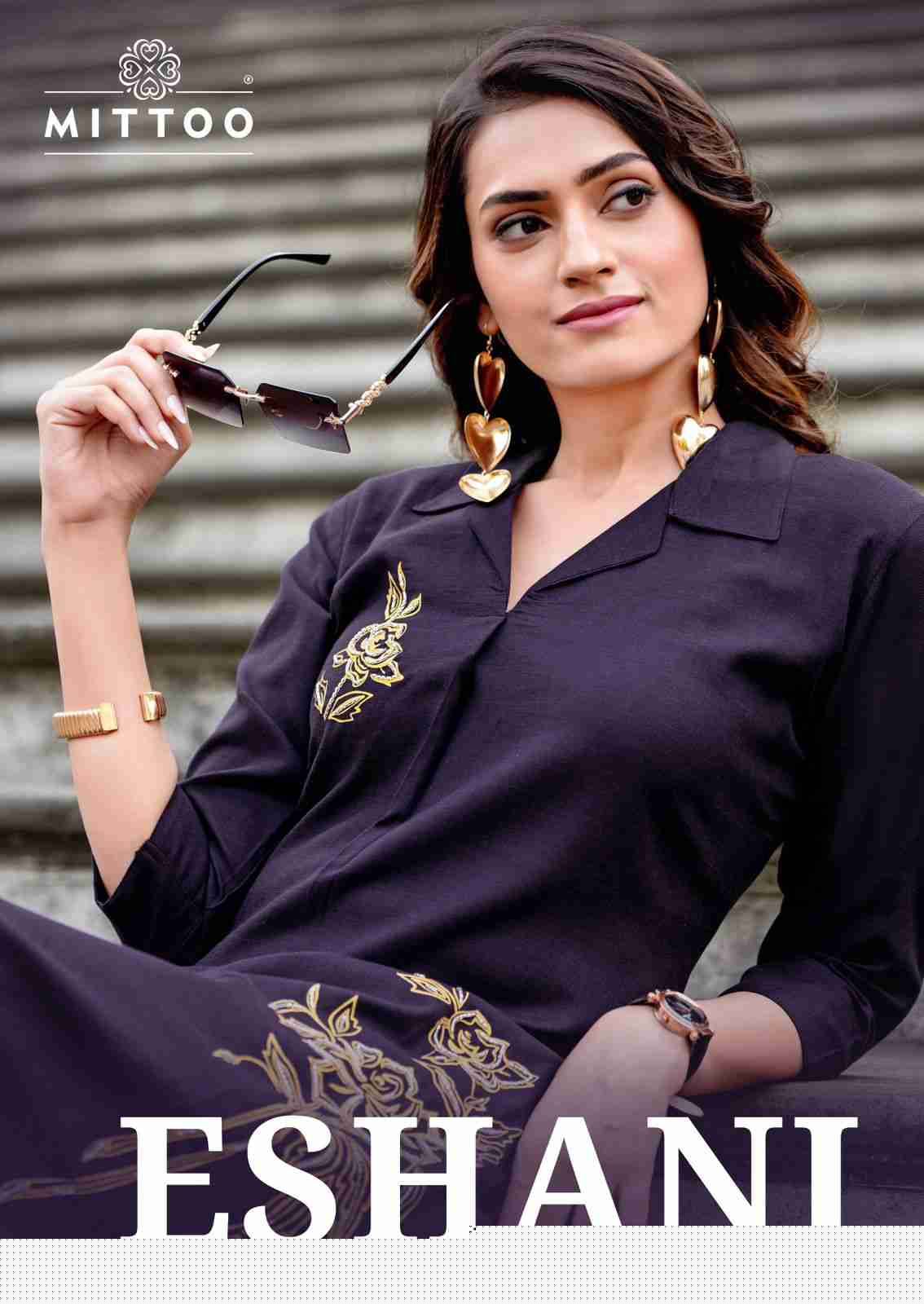 Eshani By Mittoo 2001 To 2006 Series Designer Stylish Fancy Colorful Beautiful Party Wear & Ethnic Wear Collection Rayon Print Co-Ord At Wholesale Price