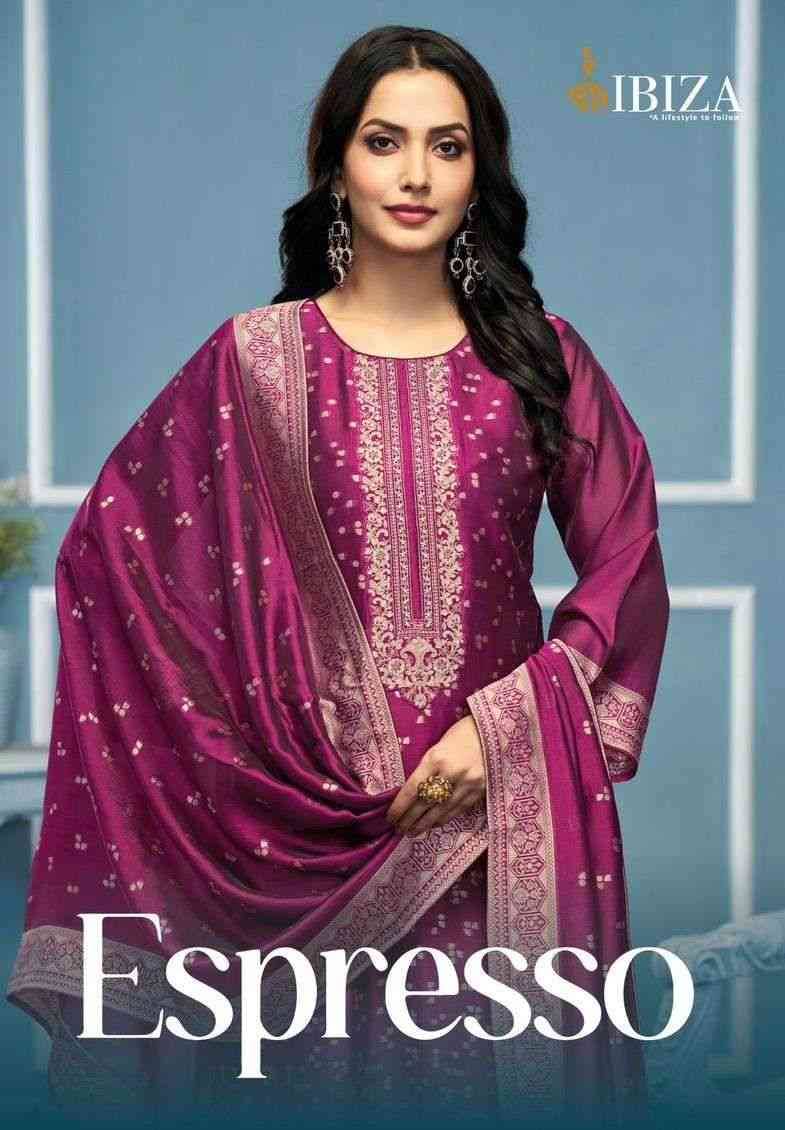 Espresso By Ibiza 1461 To 1464 Series Designer Festive Suits Beautiful Fancy Stylish Colorful Party Wear & Occasional Wear Pure Bangalori Silk Jacquard Dresses At Wholesale Price