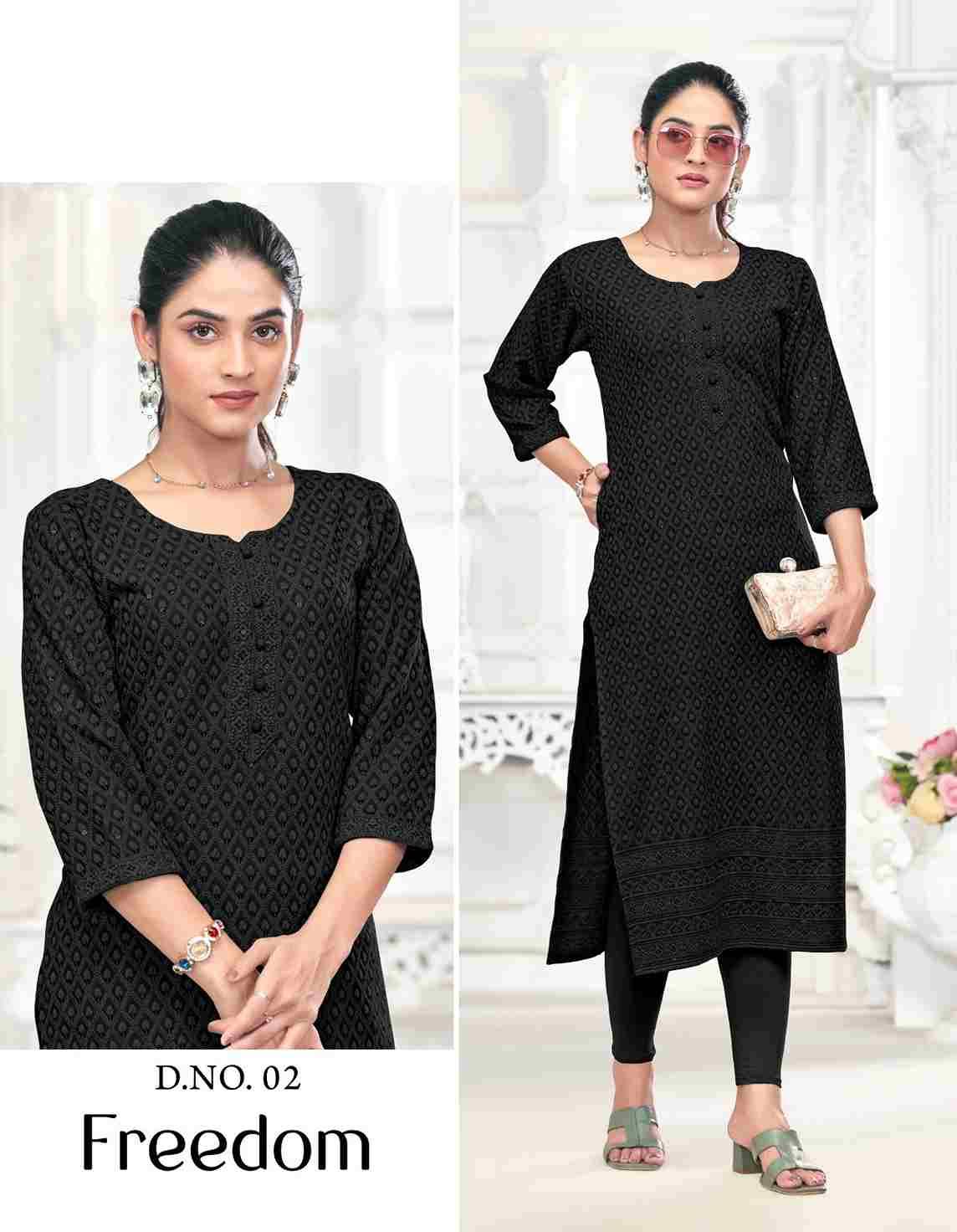 Freedom By Tunic House 01 To 10 Series Designer Stylish Fancy Colorful Beautiful Party Wear & Ethnic Wear Collection Viscose Rayon Kurtis At Wholesale Price