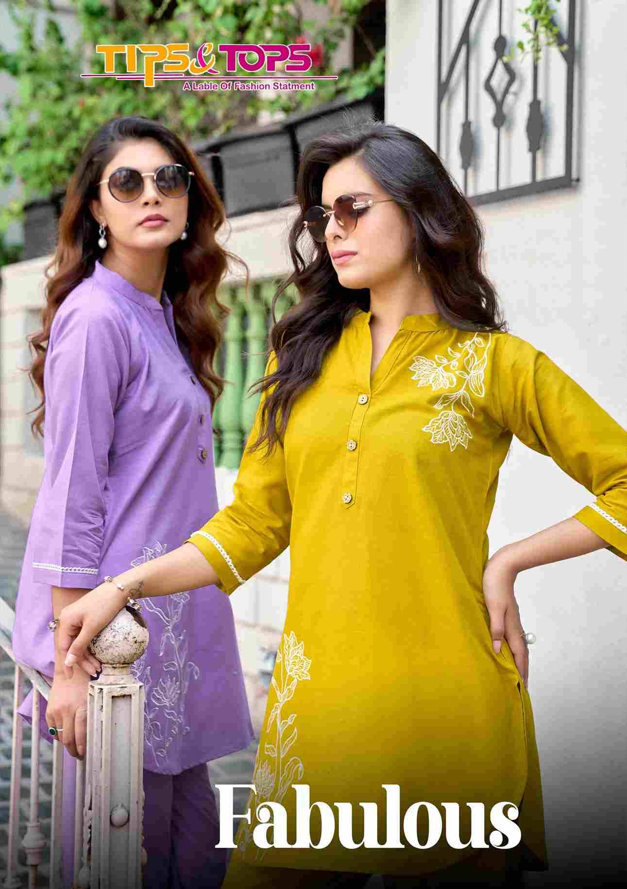 Fabulous By Tips And Tops 1001 To 1006 Series Designer Stylish Fancy Colorful Beautiful Party Wear & Ethnic Wear Collection Cotton Print Co-Ord At Wholesale Price