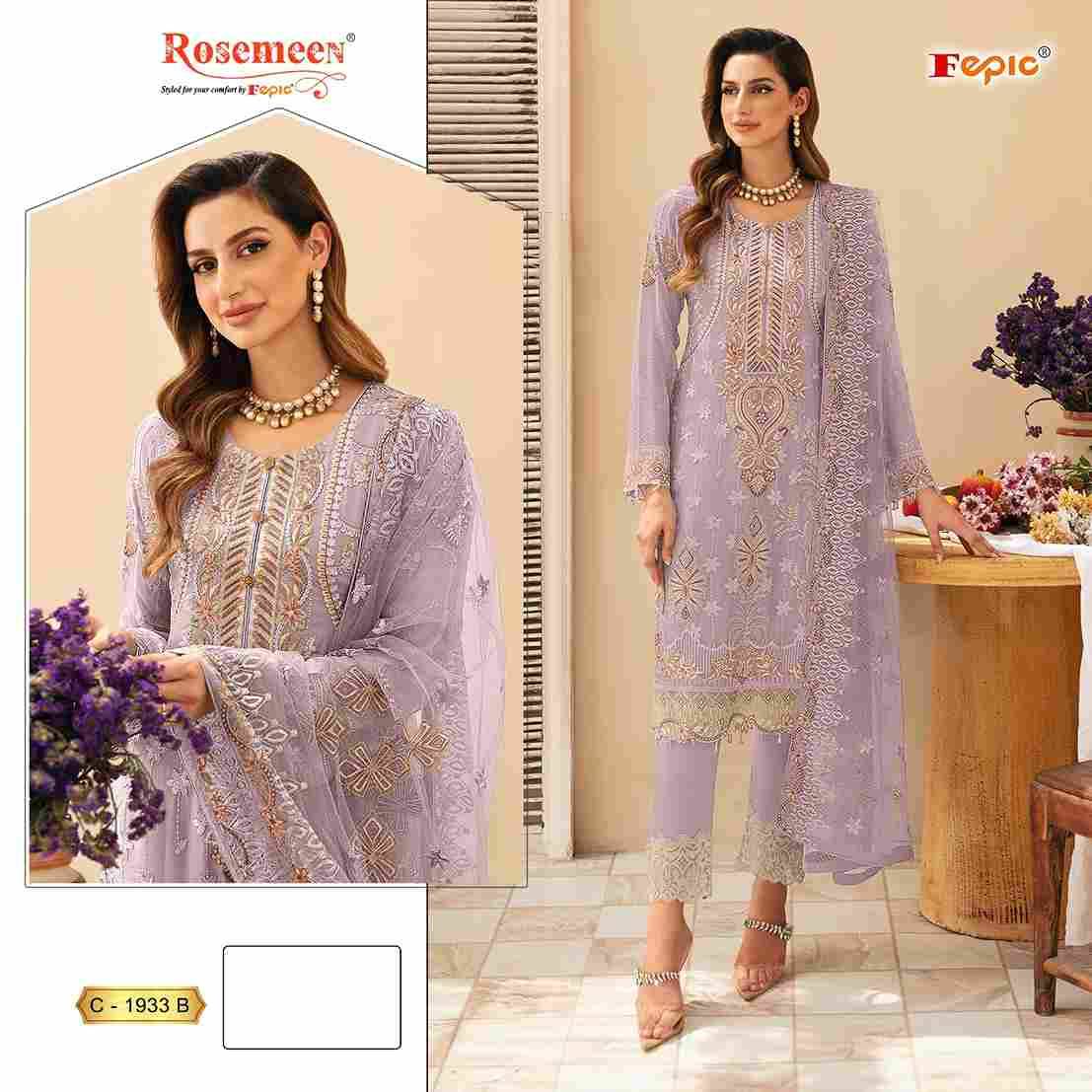 Fepic 1933 Colours By Fepic 1933-A To 1933-C Series Beautiful Pakistani Suits Colorful Stylish Fancy Casual Wear & Ethnic Wear Georgette Embroidered Dresses At Wholesale Price