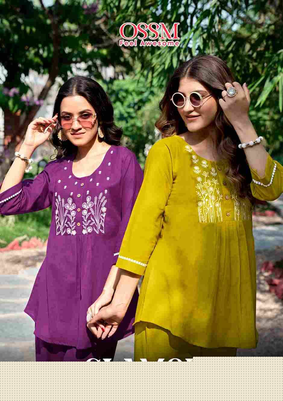 Glamour By Ossm 1001 To 1006 Series Designer Stylish Fancy Colorful Beautiful Party Wear & Ethnic Wear Collection Premium Cotton Co-Ords At Wholesale Price