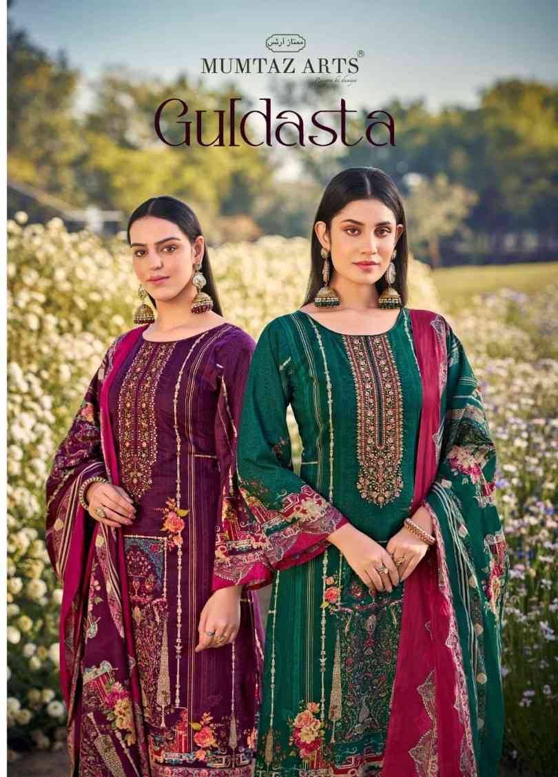 Guldasta By Mumtaz Arts 1001 To 1006 Series Designer Festive Suits Collection Beautiful Stylish Fancy Colorful Party Wear & Occasional Wear Pure Lawn Cotton Dresses At Wholesale Price