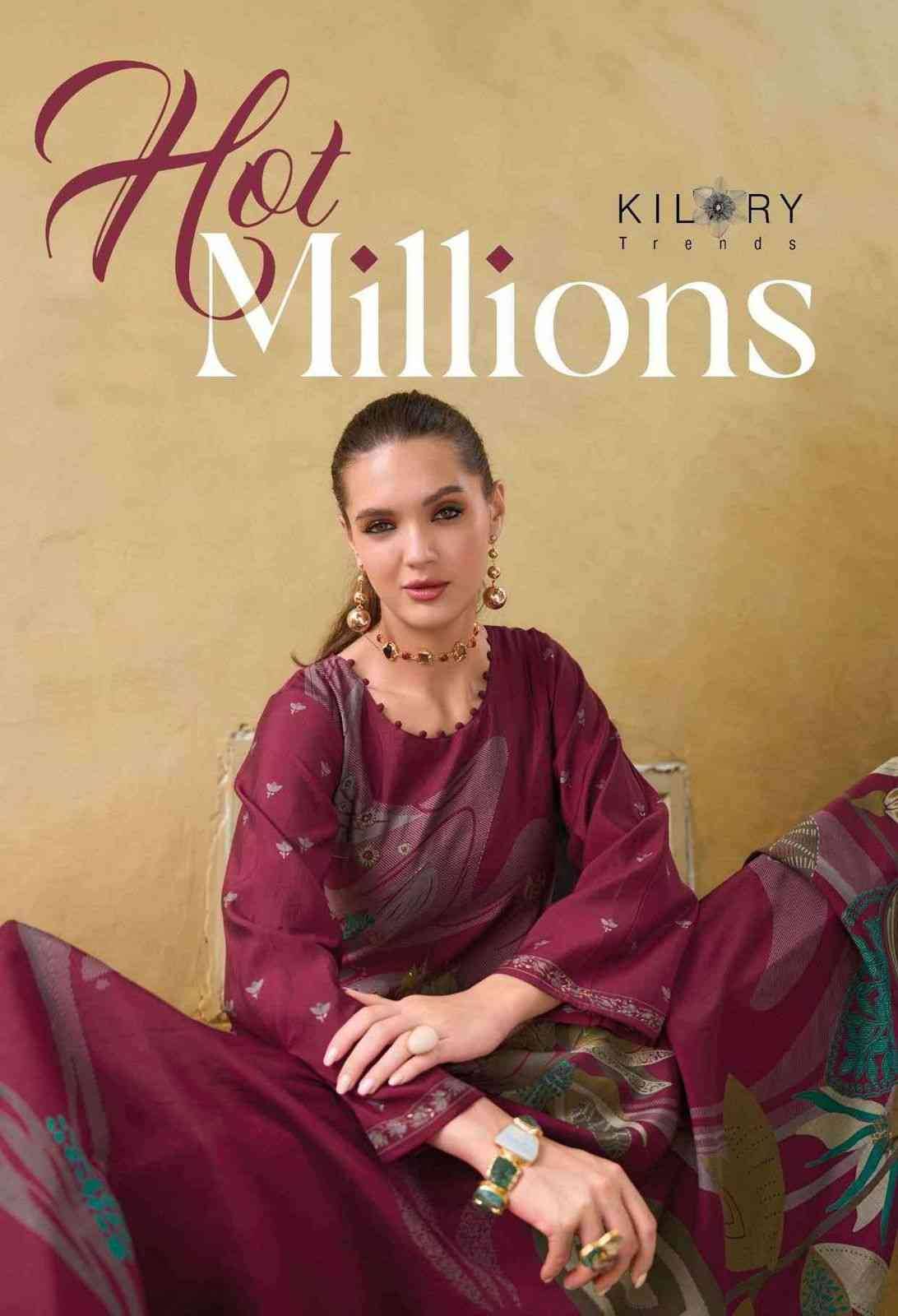Hot Millions By Kilory 1091 To 1098 Series Beautiful Festive Suits Colorful Stylish Fancy Casual Wear & Ethnic Wear Pure Viscose Silk Dresses At Wholesale Price