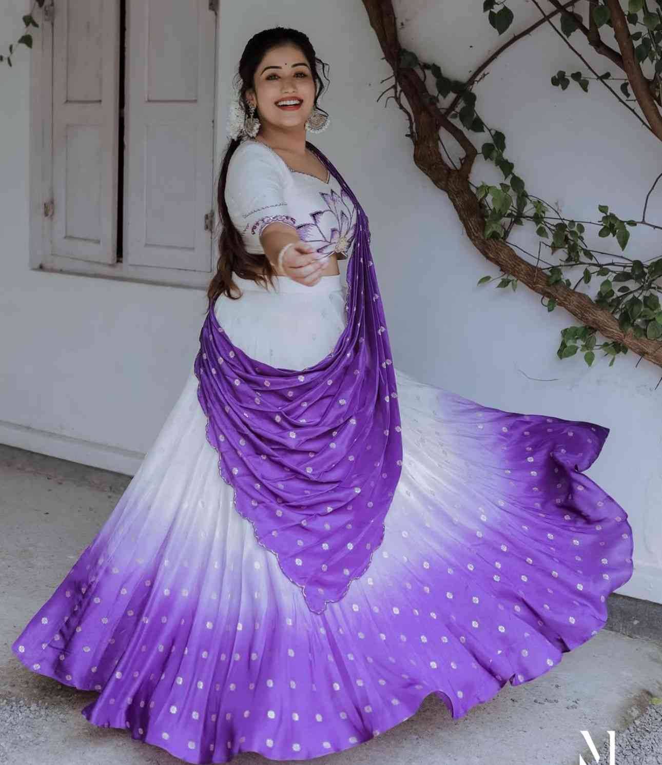 Hf-15 By Fashid Wholesale Beautiful Colorful Fancy Wedding Collection Occasional Wear & Party Wear Chinnon Lehengas At Wholesale Price