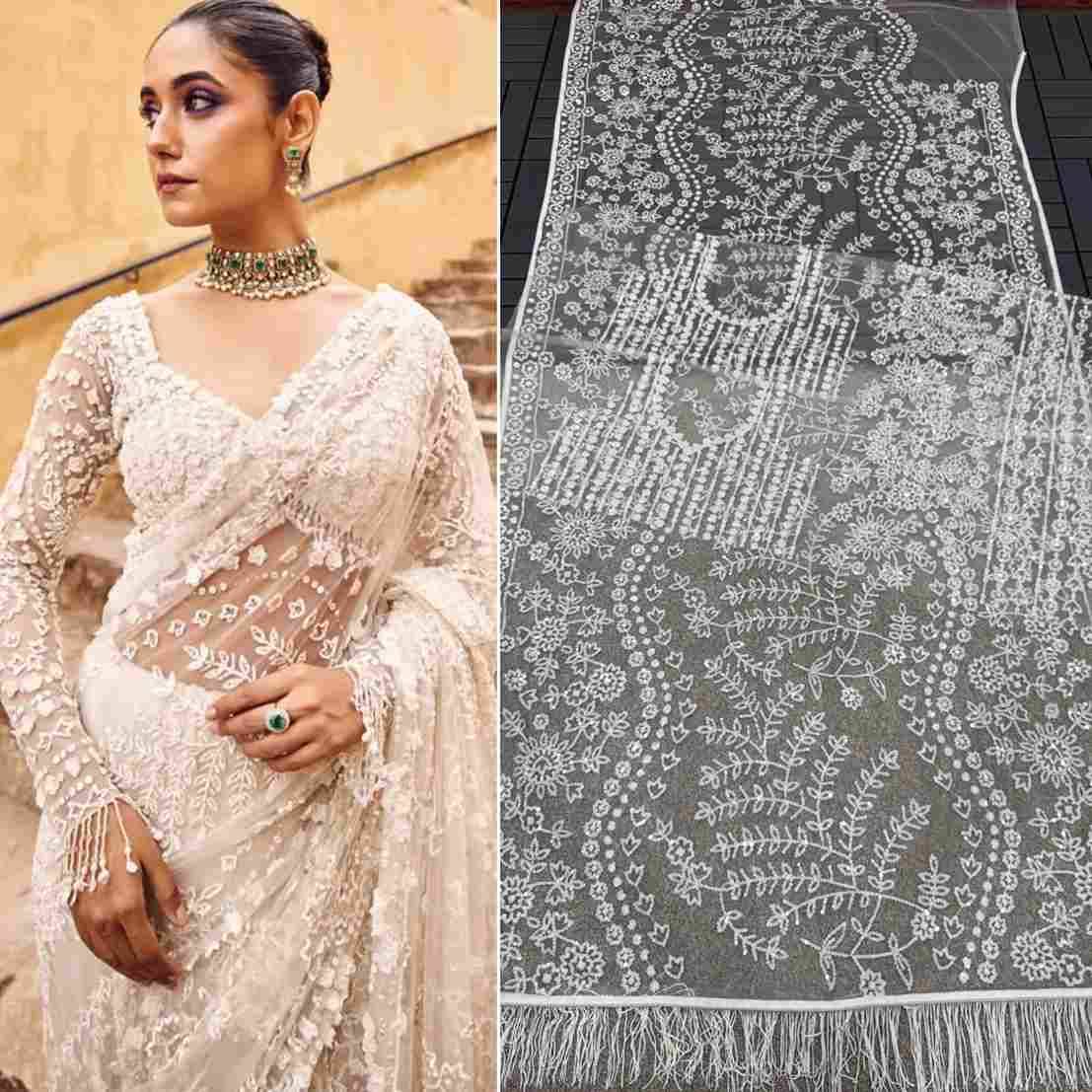 Hf-17 By Fashid Wholesale 01 To 06 Series Indian Traditional Wear Collection Beautiful Stylish Fancy Colorful Party Wear & Occasional Wear Heavy Mono Net Sarees At Wholesale Price