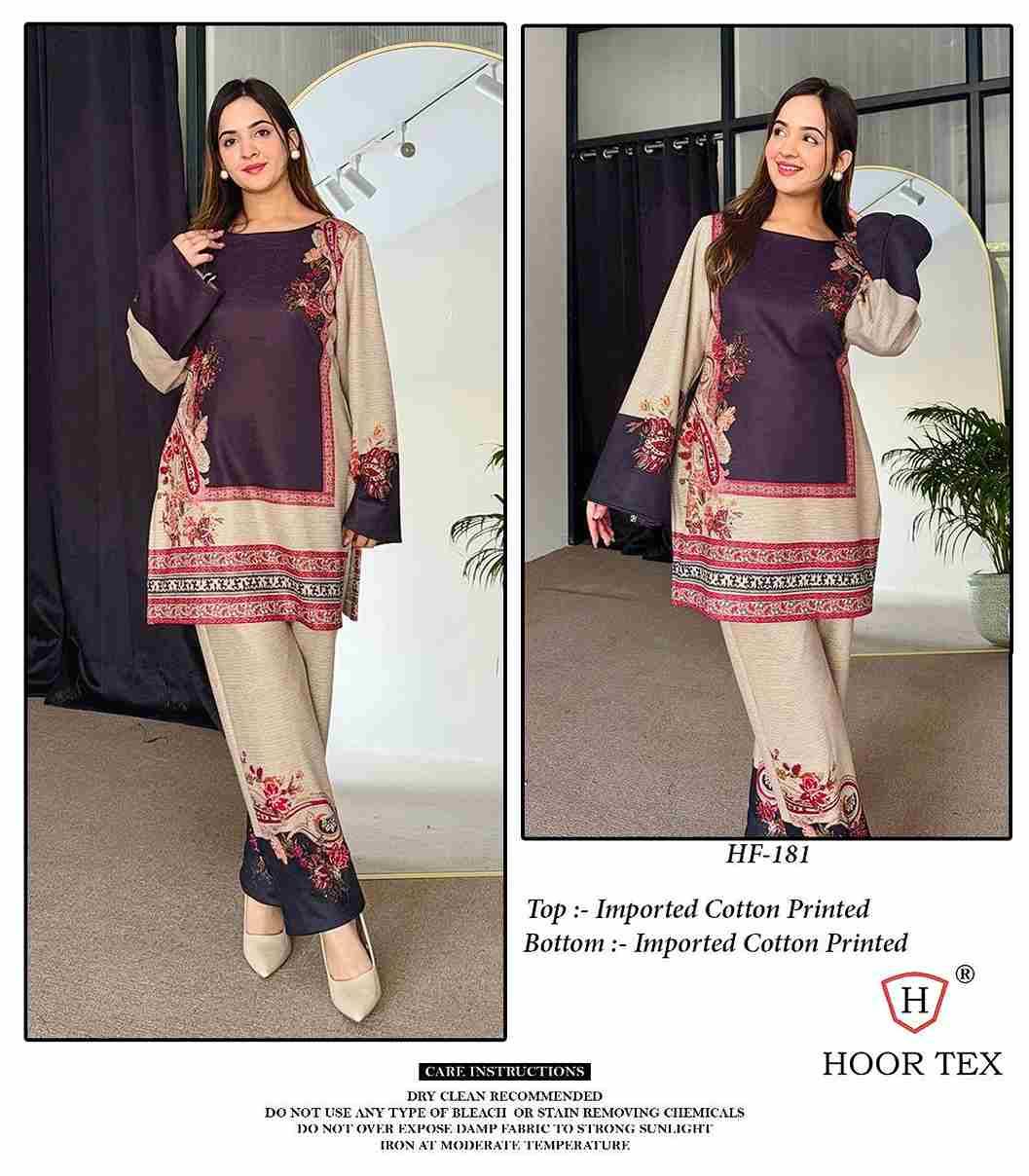 Hoor Tex HF-180 Series By Hoor Tex HF-180 to HF-181 Series Designer Stylish Fancy Colorful Beautiful Casual Wear & Ethnic Wear Heavy Cotton Co-Ord At Wholesale Price
