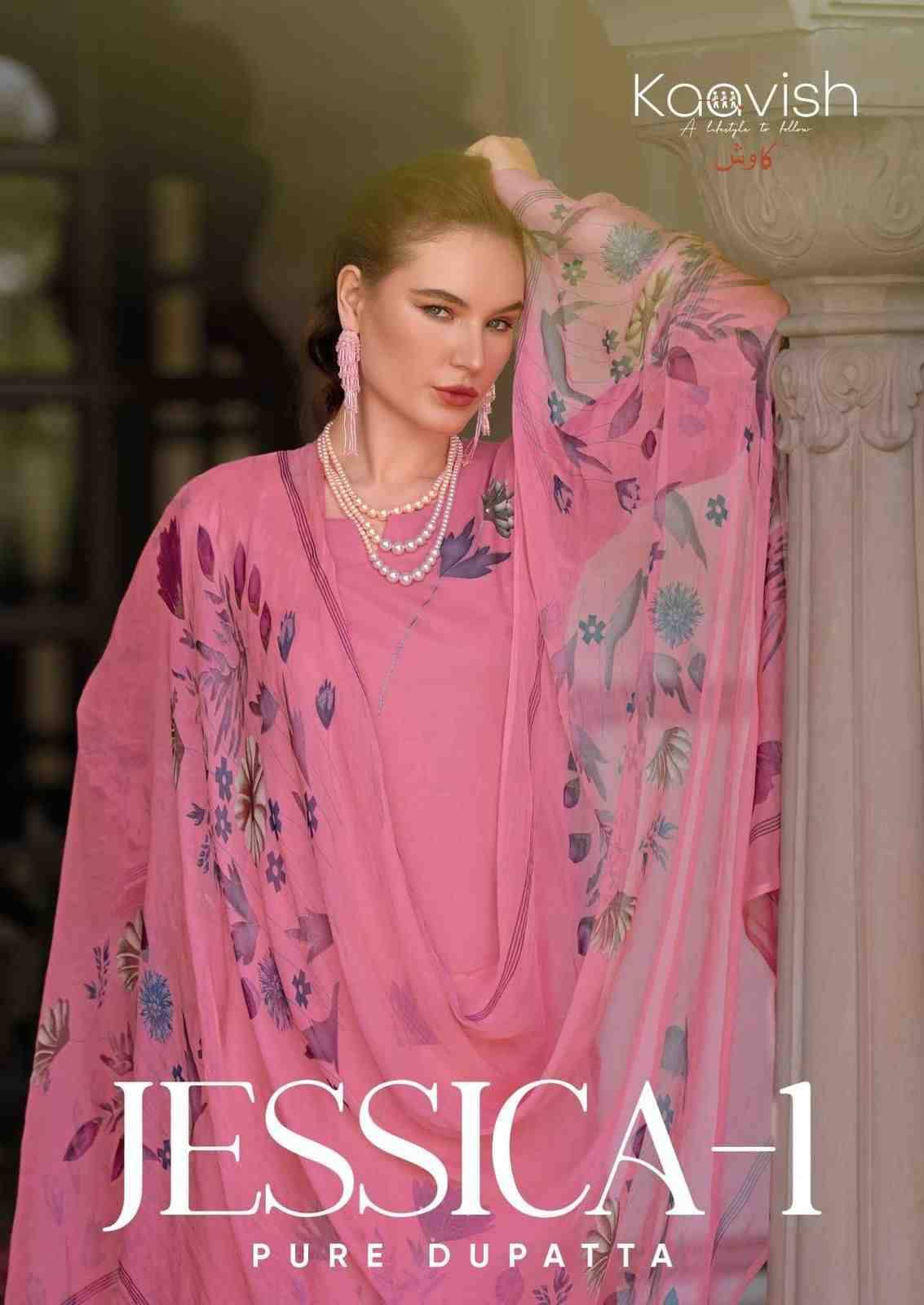Jessica Vol-1 By Kaavish 1471 To 1474 Series Beautiful Festive Suits Colorful Stylish Fancy Casual Wear & Ethnic Wear Pure Lawn Cotton Print Dresses At Wholesale Price