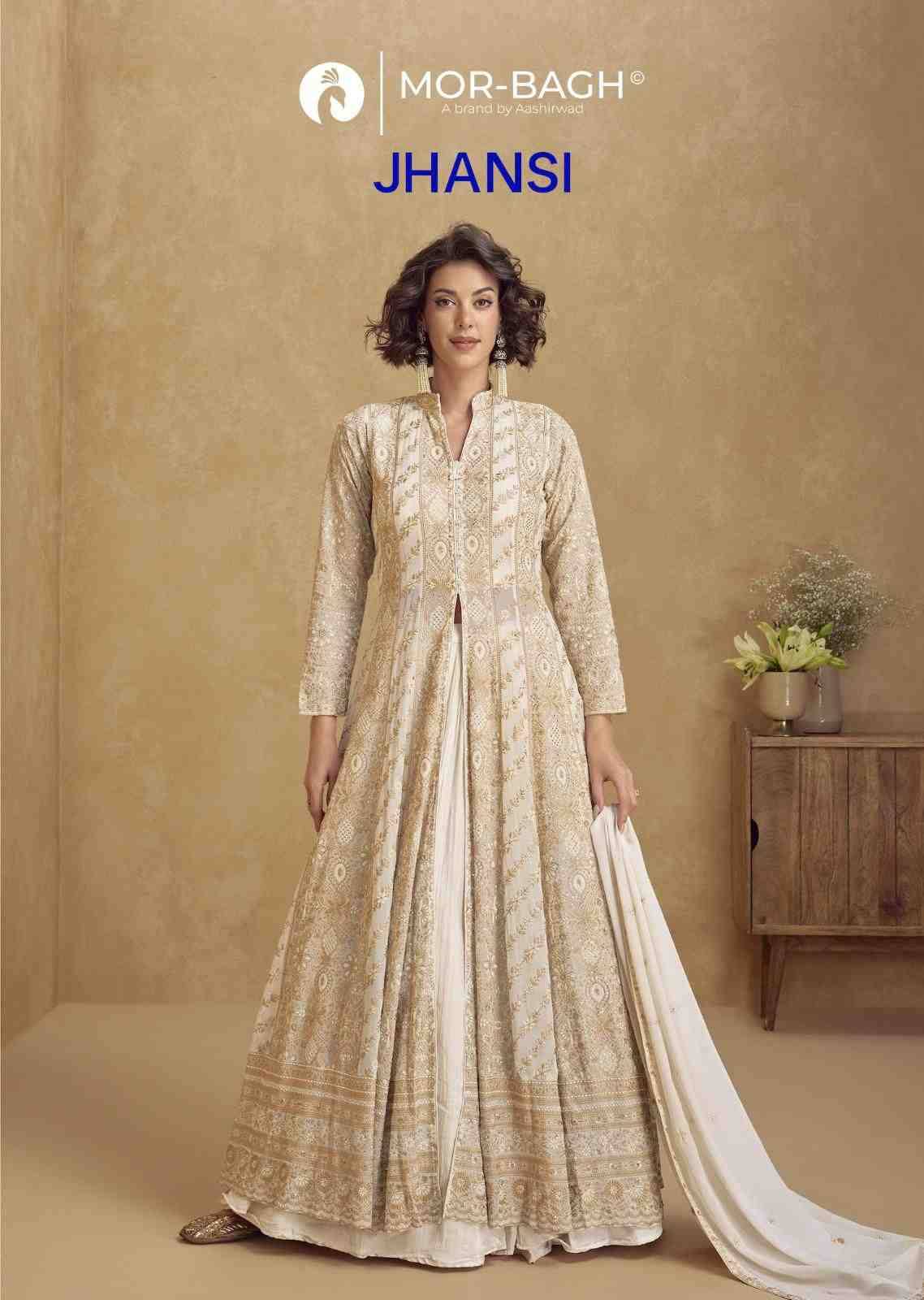 Jhansi By Mor-Bagh 10363 To 10365 Series Beautiful Festive Suits Colorful Stylish Fancy Casual Wear & Ethnic Wear Georgette With Work Dresses At Wholesale Price
