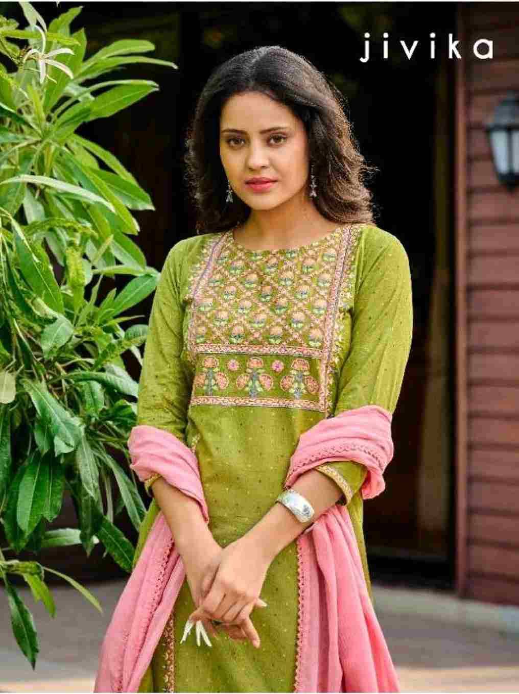 Jivika By 100 Miles 01 To 04 Series Designer Festive Suits Beautiful Fancy Colorful Stylish Party Wear & Occasional Wear Pure Cotton Dresses At Wholesale Price