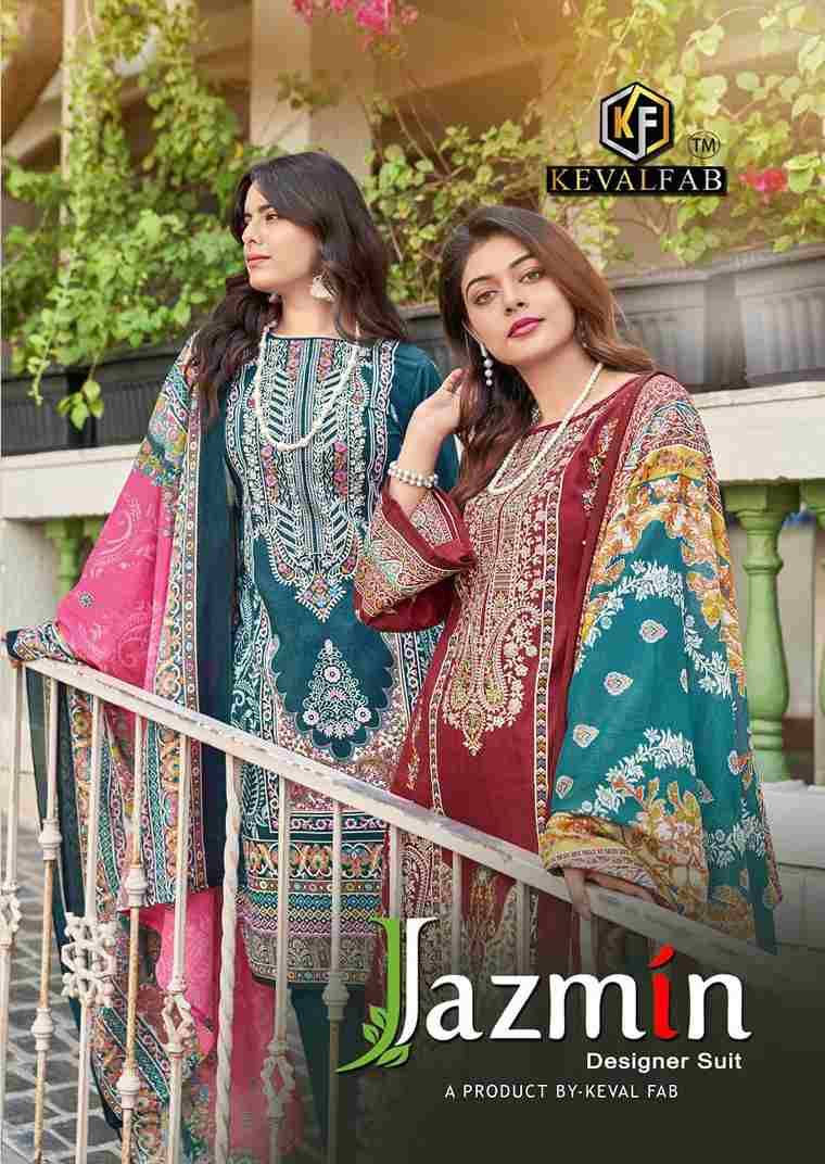 Jazmin By Keval Fab 101 To 108 Series Beautiful Festive Suits Stylish Fancy Colorful Casual Wear & Ethnic Wear Fancy Dresses At Wholesale Price