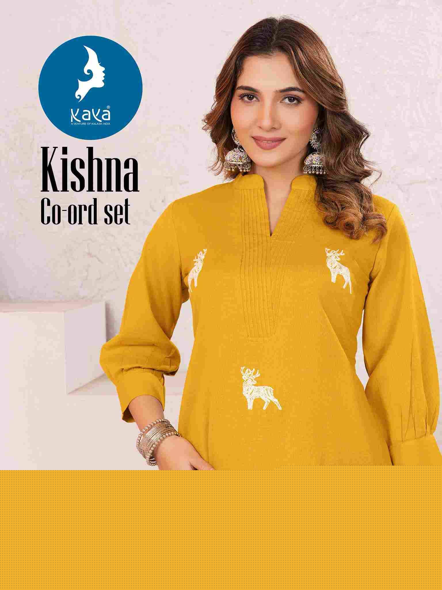 Kishna By Kaya 01 To 04 Series Designer Stylish Fancy Colorful Beautiful Party Wear & Ethnic Wear Collection Cotton Flex Co-Ords At Wholesale Price