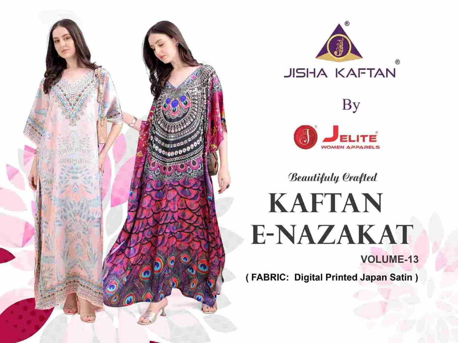 Kaftan-E-Nazakat Vol-13 By Jelite 1301 To 1308 Series Designer Stylish Fancy Colorful Beautiful Party Wear & Ethnic Wear Collection Japan Satin Kaftan At Wholesale Price