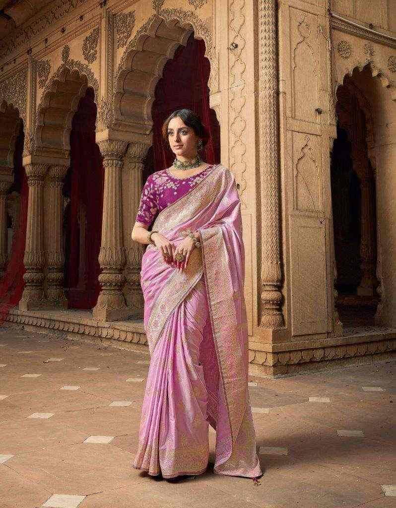 Kaya By Kira K-6101 To K-6110 Series Indian Traditional Wear Collection Beautiful Stylish Fancy Colorful Party Wear & Occasional Wear Pure Satin Sarees At Wholesale Price