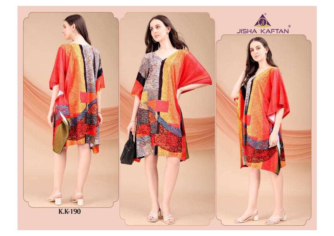 Kurti Kaftan Vol-12 By Jelite 189 To 196 Series Designer Stylish Fancy Colorful Beautiful Party Wear & Ethnic Wear Collection Poly Crepe Kurtis At Wholesale Price