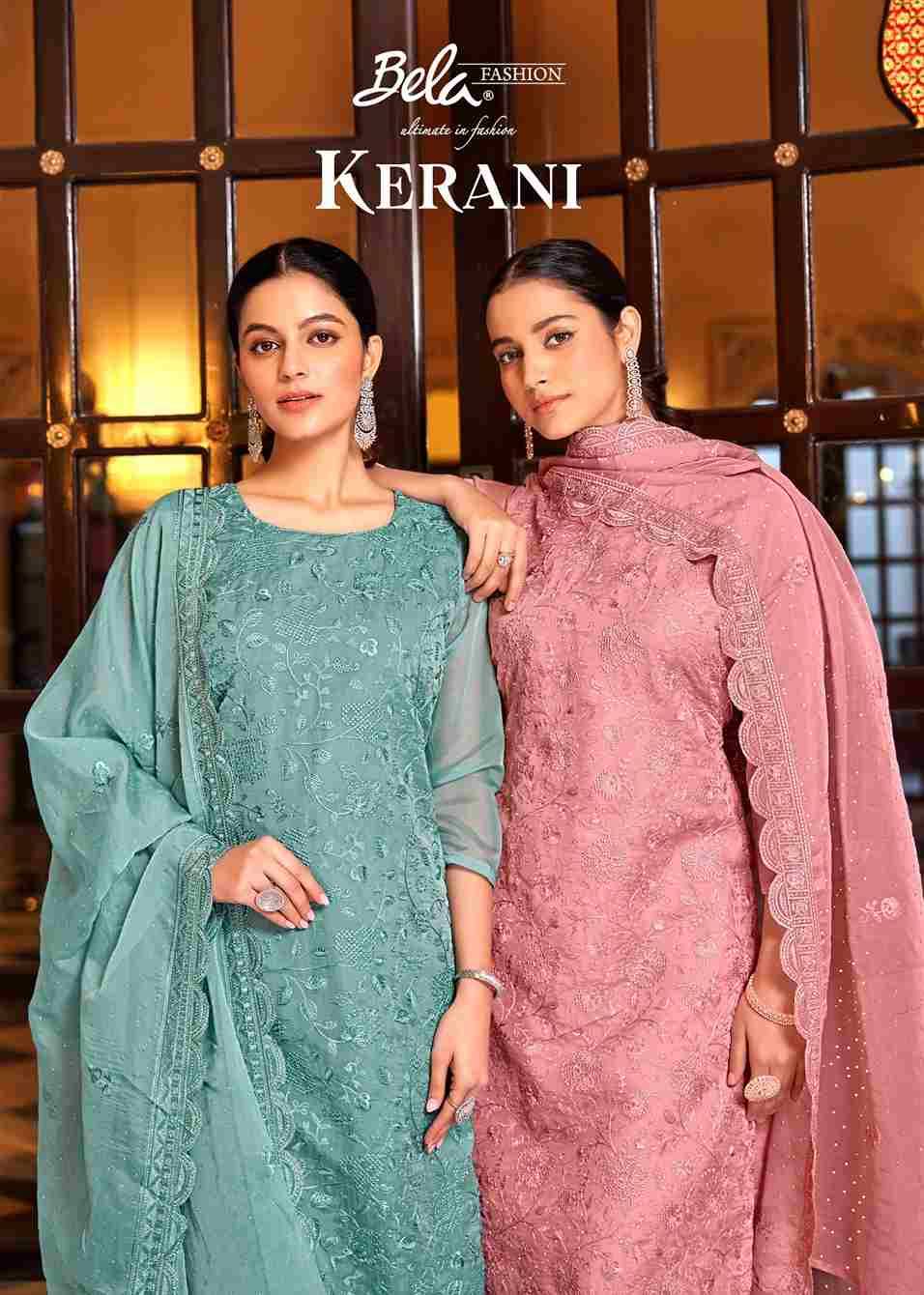 Kerani By Bela Fashion 8100 To 8105 Series Beautiful Festive Suits Stylish Fancy Colorful Casual Wear & Ethnic Wear Organza Dresses At Wholesale Price