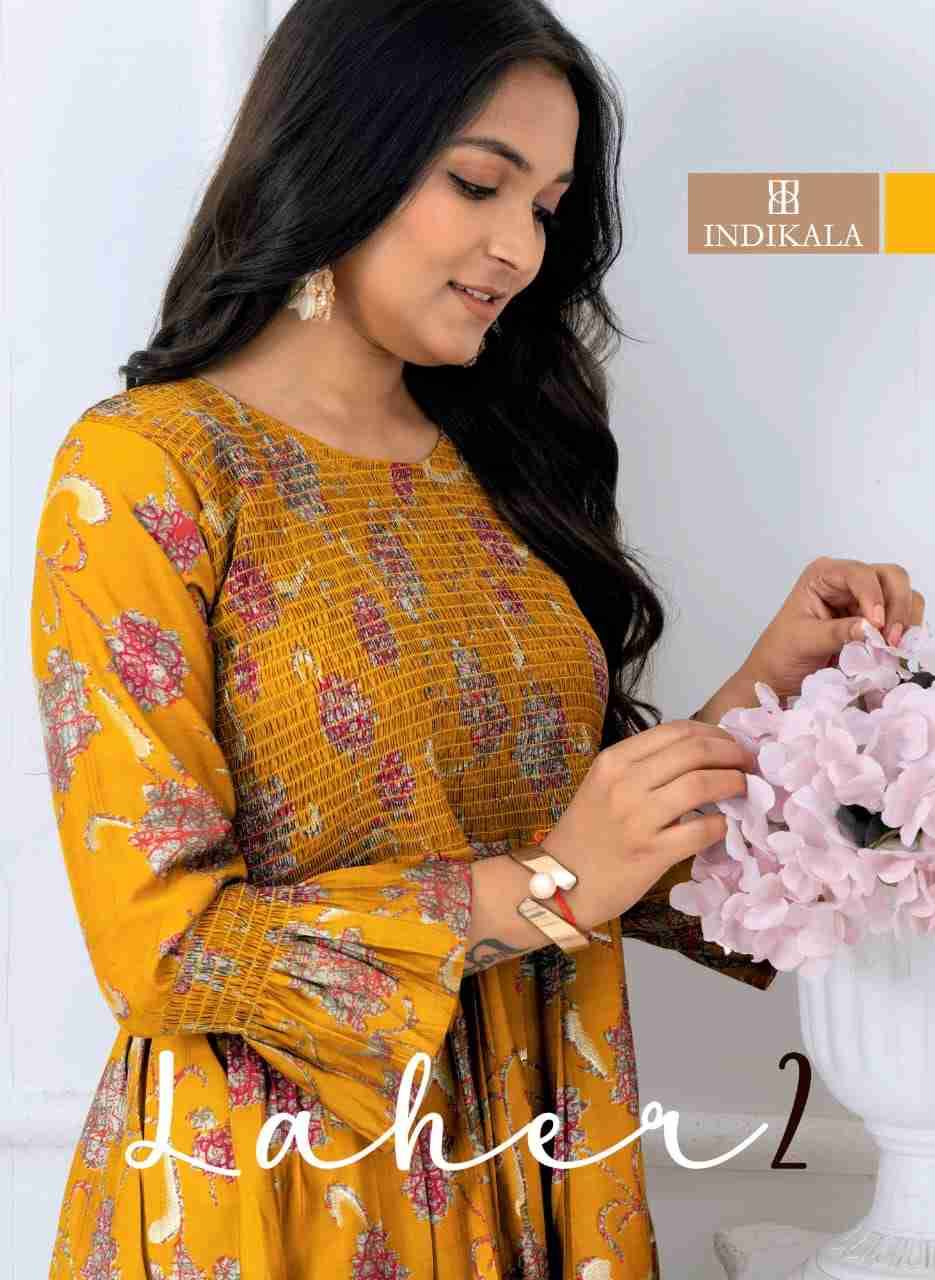 Laher Vol-1 By Indikala 001 To 007 Series Designer Stylish Fancy Colorful Beautiful Party Wear & Ethnic Wear Collection Chanderi Print Co-Ord At Wholesale Price