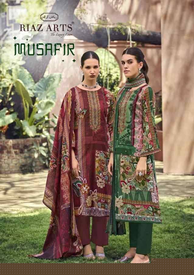 Musafir Vol-23 By Riaz Arts 101 To 104 Series Wholesale Designer Pakistani Suits Collection Beautiful Stylish Fancy Colorful Party Wear & Occasional Wear Pure Lawn Print With Embroidered Dresses At Wholesale Price