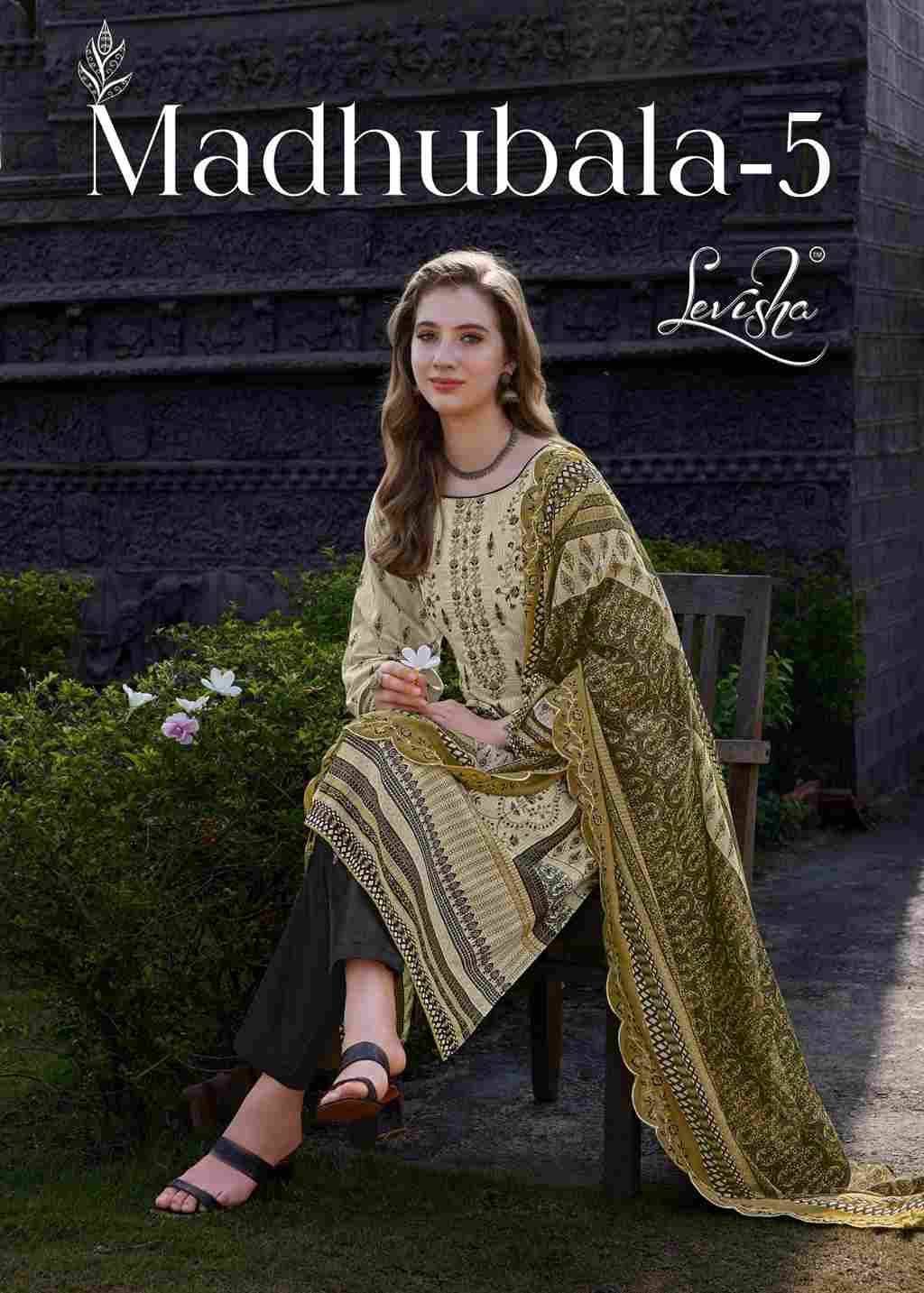 Madhubala Vol-5 By Levisha 5013 To 5020 Series Festive Suits Beautiful Fancy Colorful Stylish Party Wear & Occasional Wear Cambric Lawn Cotton Dresses At Wholesale Price