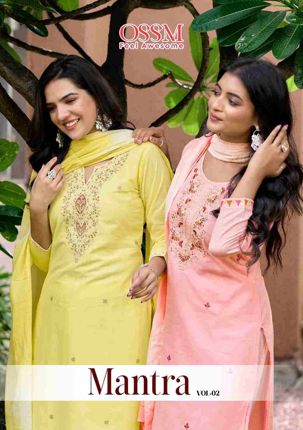 Mantra Vol-2 By Ossm 2001 To 2006 Series Beautiful Festive Suits Colorful Stylish Fancy Casual Wear & Ethnic Wear Pure Cotton Dresses At Wholesale Price