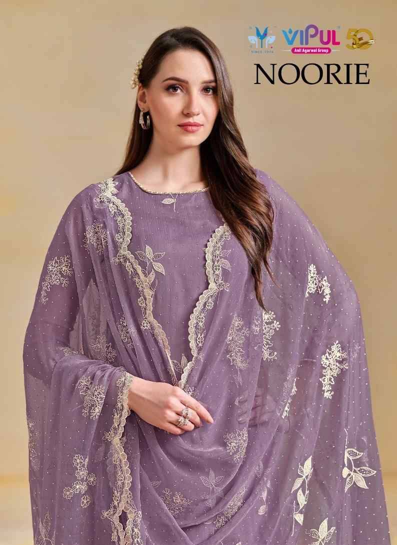 Noorie By Vipul Fashion 5961 To 5966 Series Designer Festive Suits Beautiful Fancy Stylish Colorful Party Wear & Occasional Wear Soft Organza Dresses At Wholesale Price