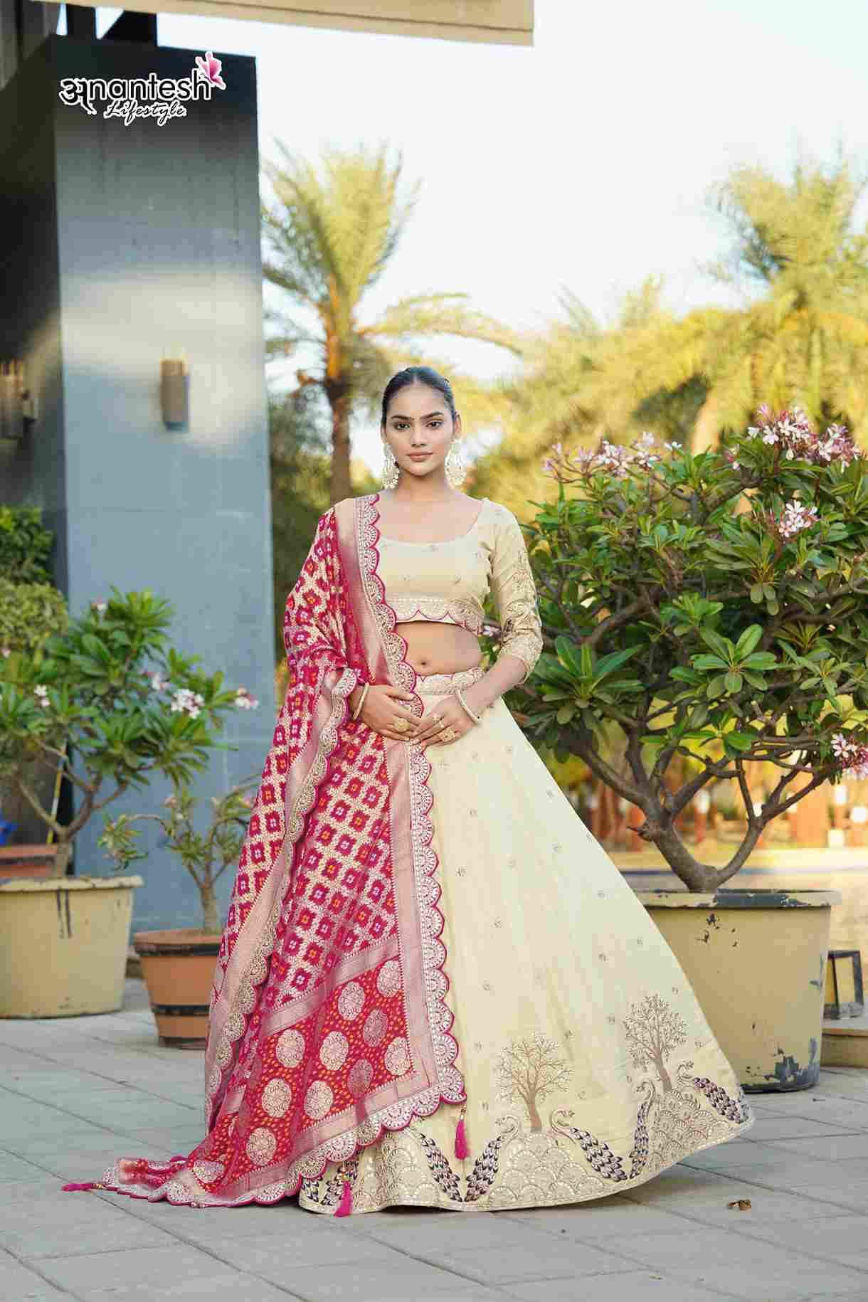 Occations Vol-11 By Anantesh 5041 To 5046 Series Beautiful Colorful Fancy Wedding Collection Occasional Wear & Party Wear Viscose Silk/Jacquard Lehengas At Wholesale Price