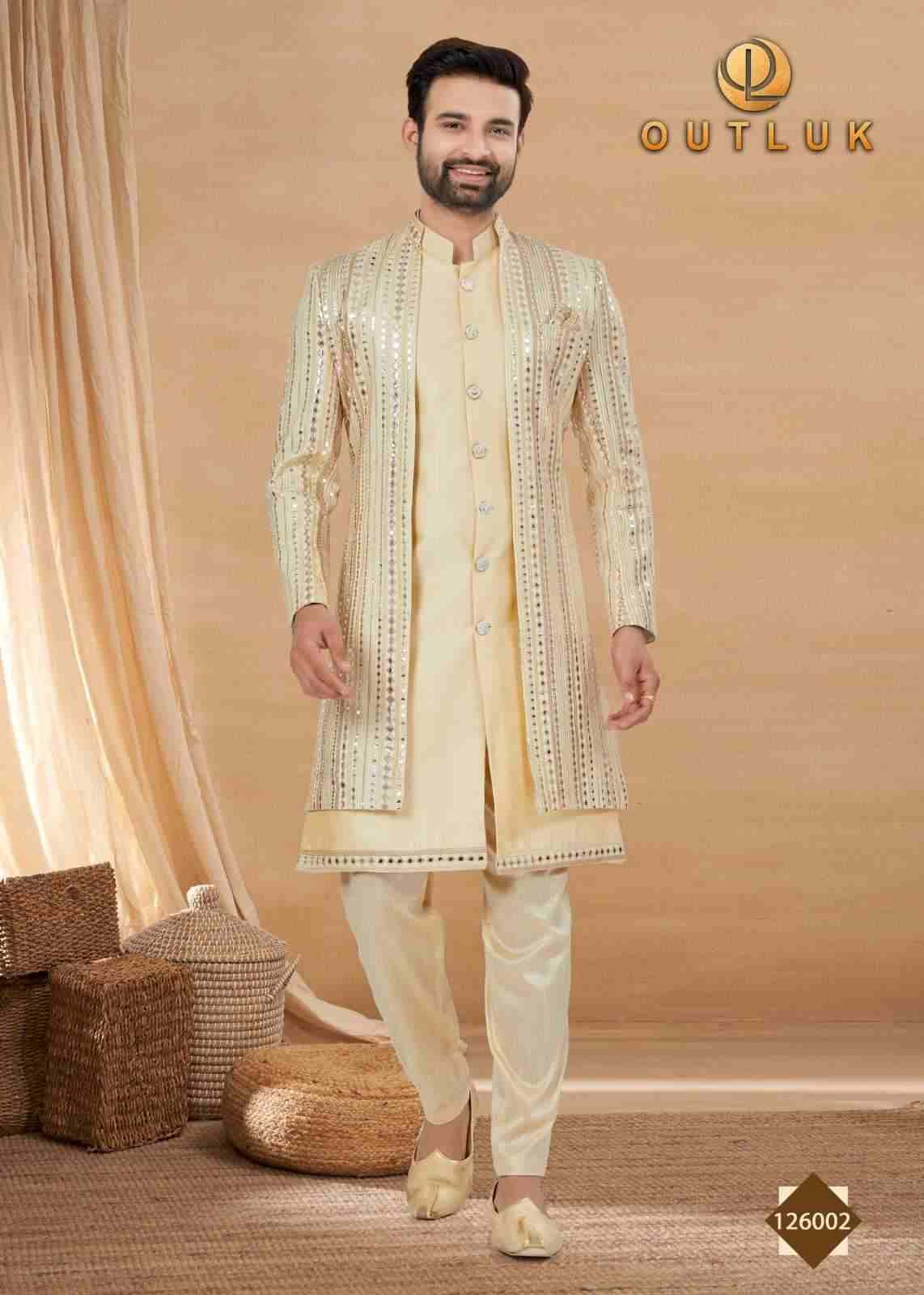 Outluk Premium Vol-126 By Outluk 126001 To 126012 Series Beautiful Colorful Stylish Fancy Casual Wear & Ethnic Wear & Ready To Wear Art Silk Kurtas With Pajamas At Wholesale Price