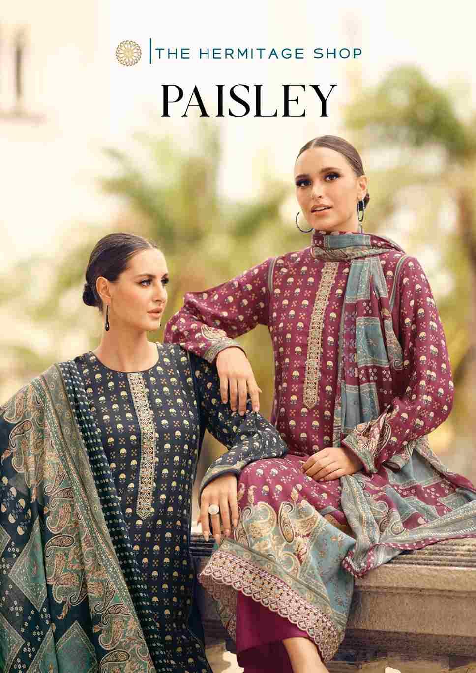 Paisley By The Hermitage Shop 001 To 006 Series Beautiful Festive Suits Colorful Stylish Fancy Casual Wear & Ethnic Wear Pure Viscose Lawn Dresses At Wholesale Price