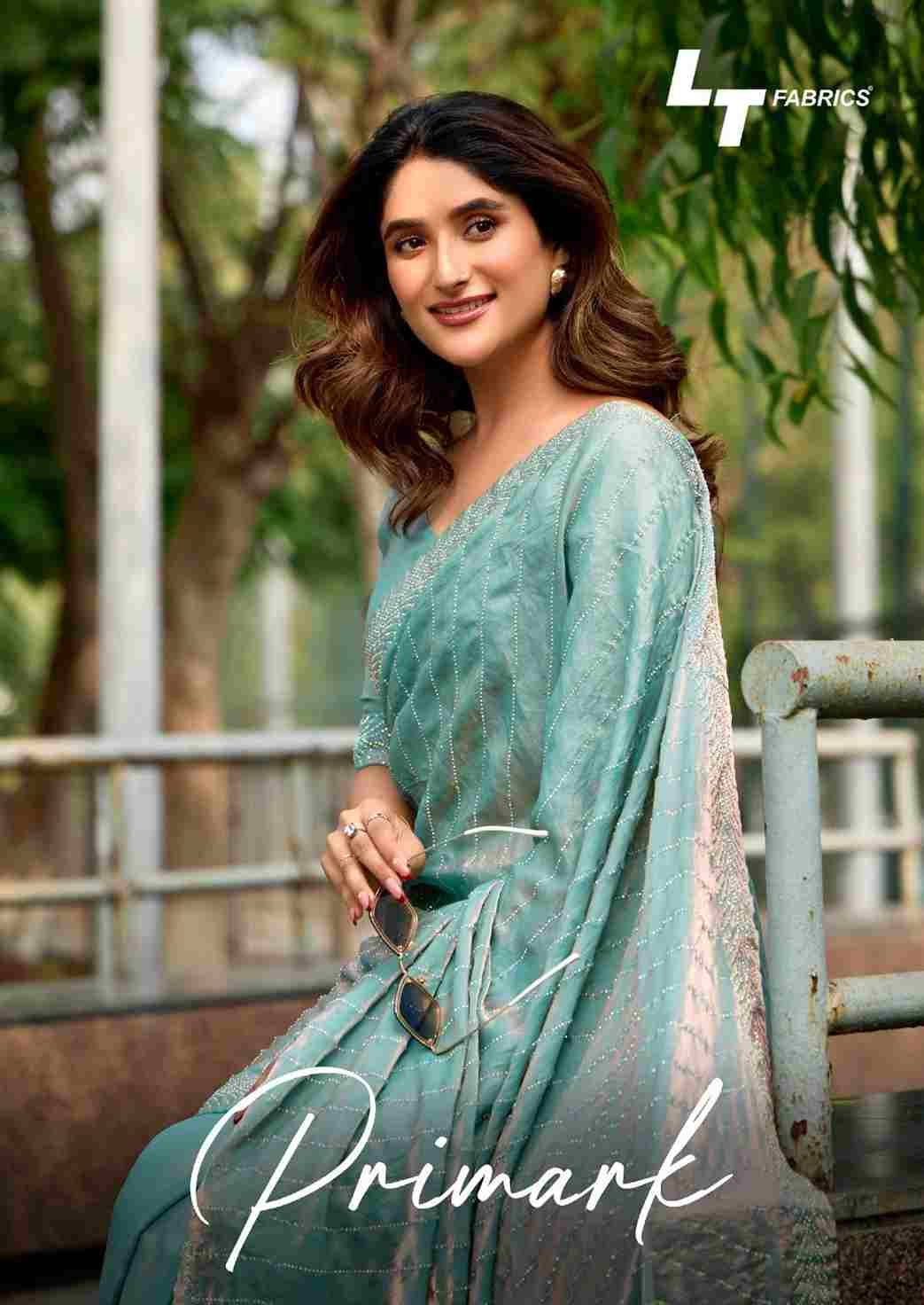 Primark By LT Fabrics 101 To 106 Series Indian Traditional Wear Collection Beautiful Stylish Fancy Colorful Party Wear & Occasional Wear Malai Silk Sarees At Wholesale Price