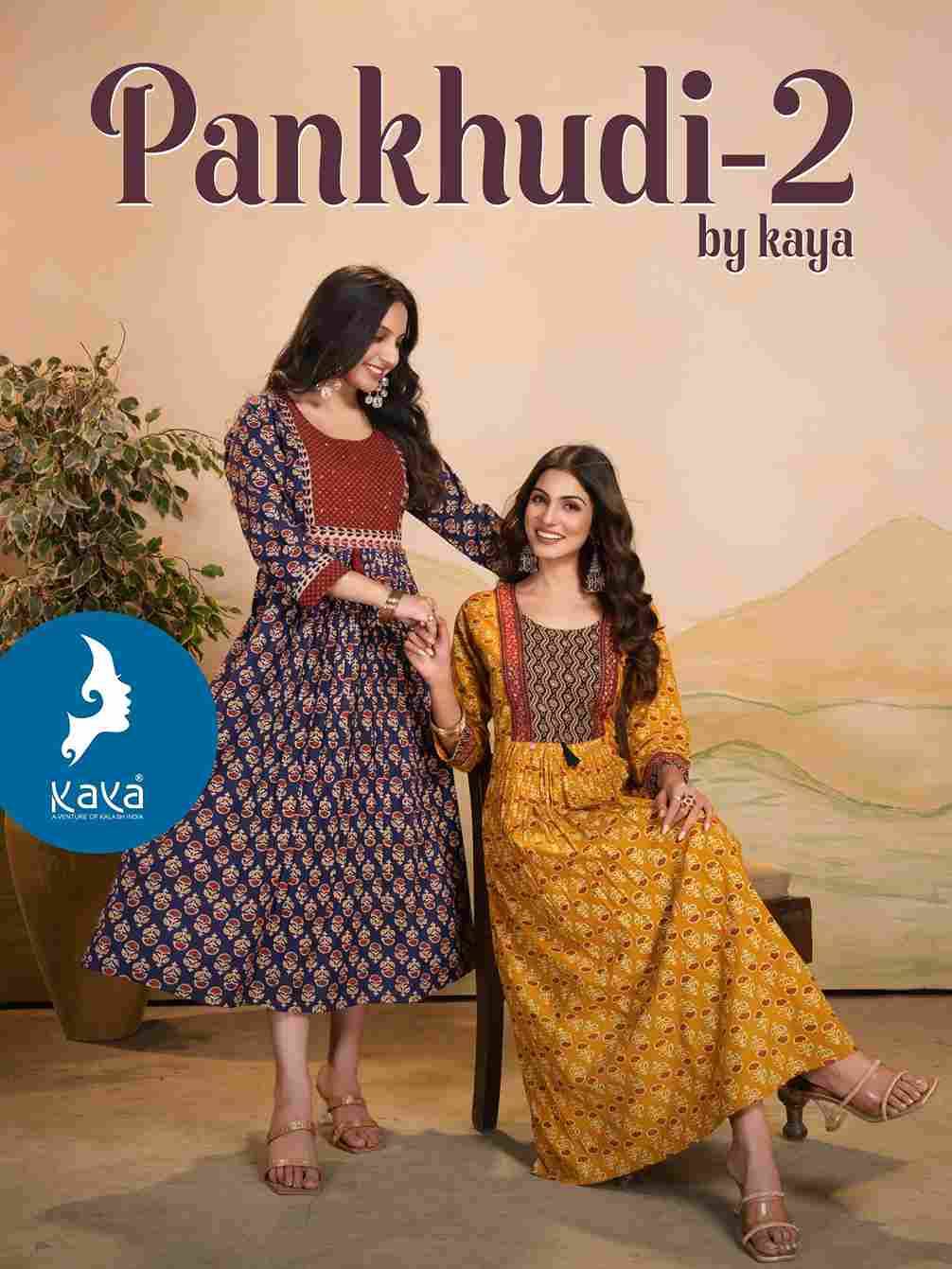 Pankhudi Vol-2 By Kaya 01 To 06 Series Designer Stylish Fancy Colorful Beautiful Party Wear & Ethnic Wear Collection Heavy Cotton Kurtis At Wholesale Price