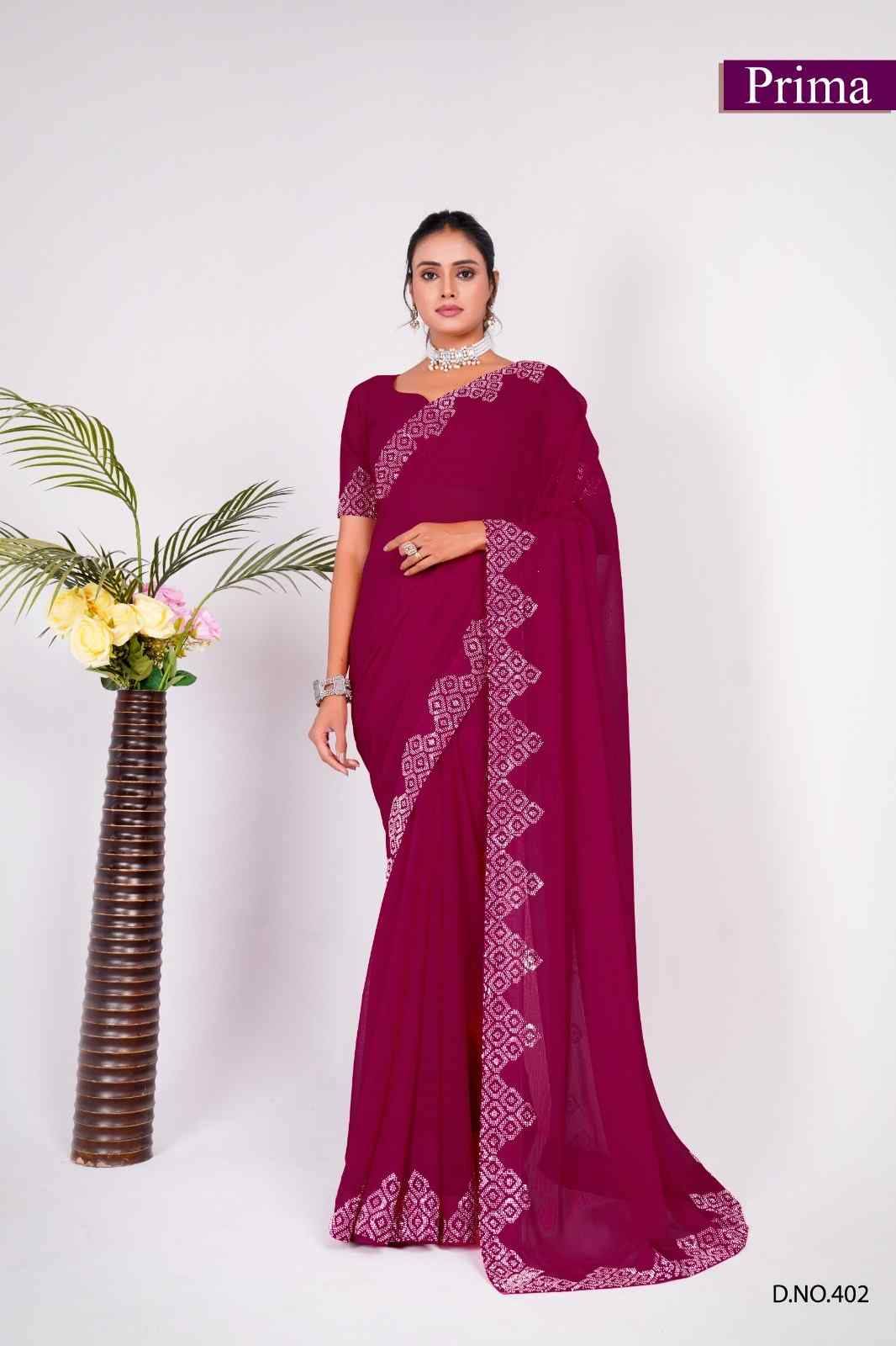 Prima 401 Series By Fashid Wholesale 401 To 408 Series Indian Traditional Wear Collection Beautiful Stylish Fancy Colorful Party Wear & Occasional Wear Fancy Sarees At Wholesale Price