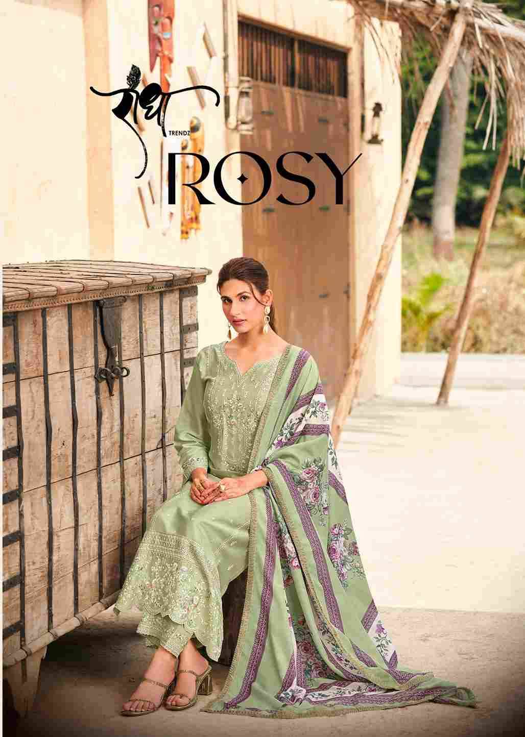Rosy By Radha Trendz 4071 To 4076 Series Festive Suits Beautiful Fancy Colorful Stylish Party Wear & Occasional Wear Pure Jam Cotton Dresses At Wholesale Price