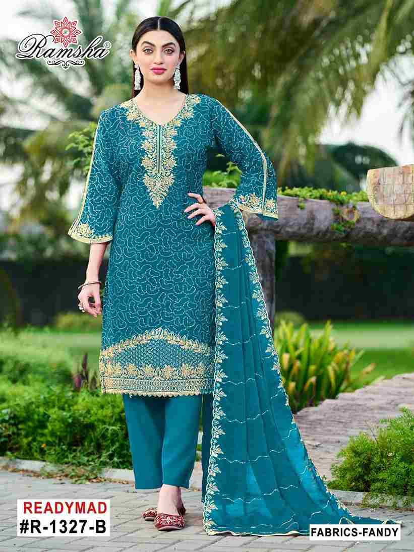 Ramsha 1327 Colours By Ramsha 1327-A To 1327-D Series Designer Pakistani Suits Beautiful Fancy Colorful Stylish Party Wear & Occasional Wear Fandy Embroidered Dresses At Wholesale Price
