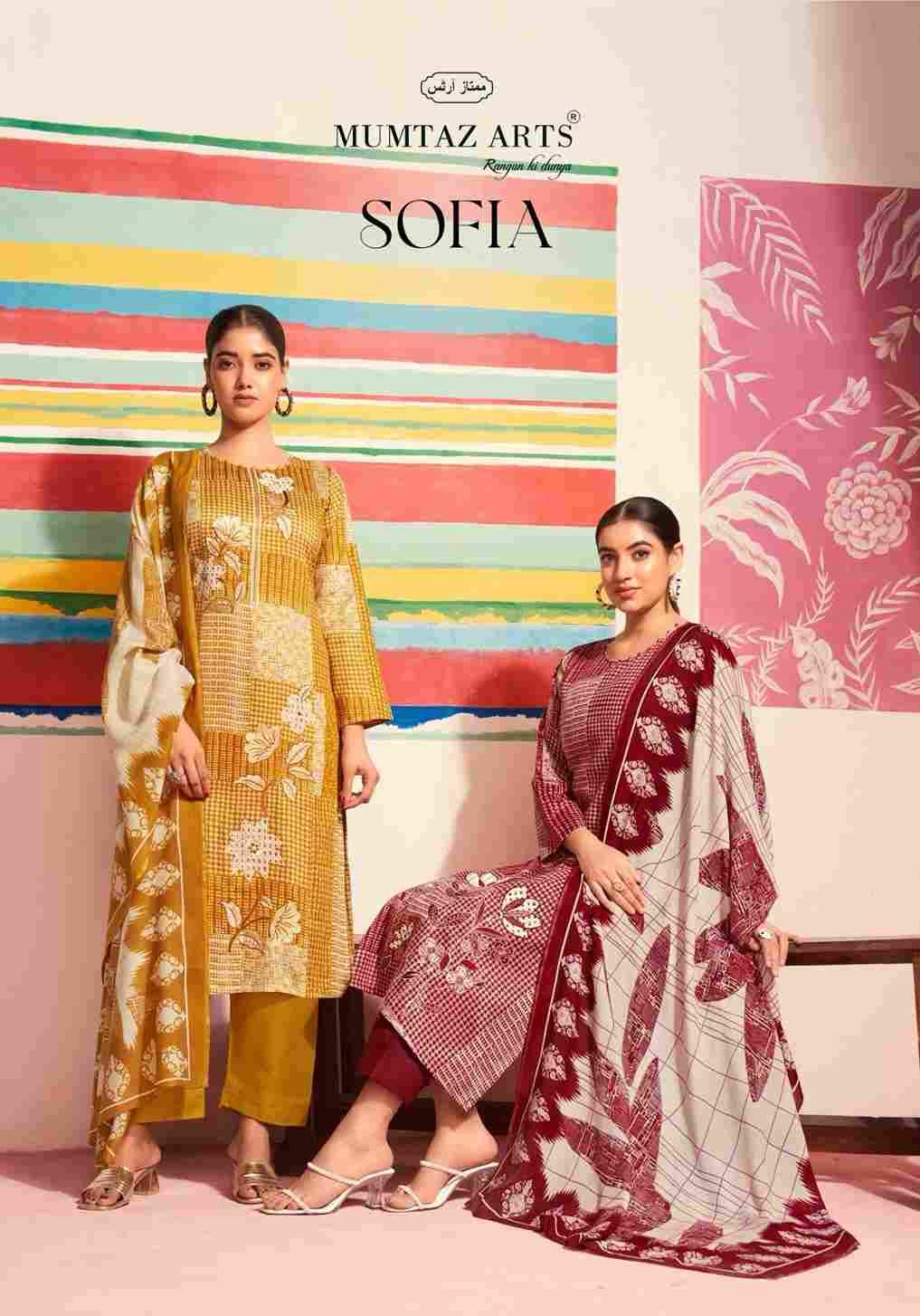 Sofia By Mumtaz Arts 1201 To 1204 Series Designer Festive Suits Collection Beautiful Stylish Fancy Colorful Party Wear & Occasional Wear Pure Jam Satin Dresses At Wholesale Price