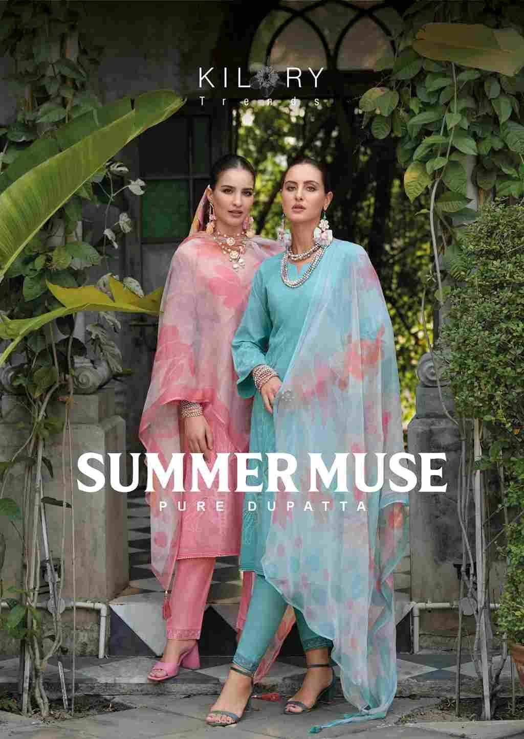 Summer Muse By Kilory 1531 To 1536 Series Beautiful Festive Suits Colorful Stylish Fancy Casual Wear & Ethnic Wear Pure Lawn Cotton Dresses At Wholesale Price