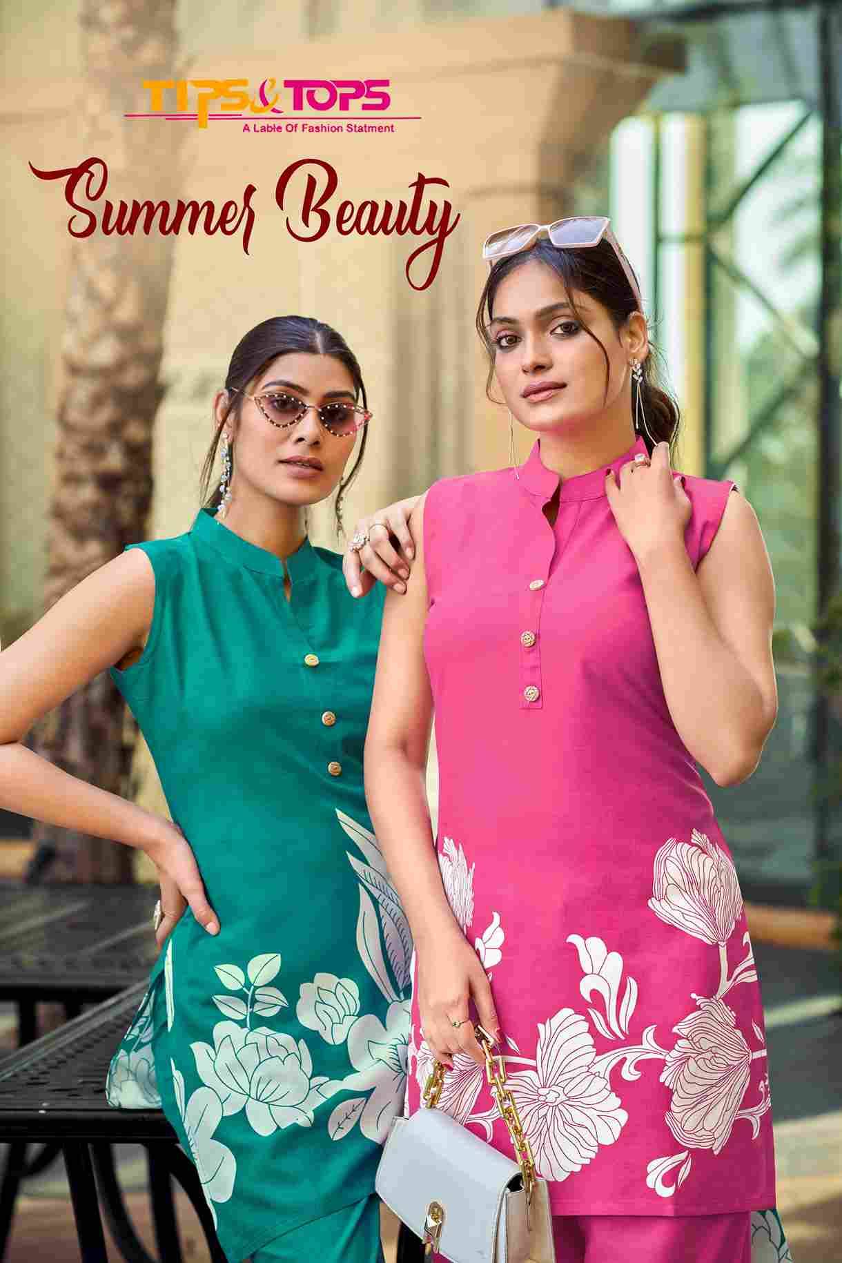 Summer Beauty By Tips And Tops 1001 To 1006 Series Designer Stylish Fancy Colorful Beautiful Party Wear & Ethnic Wear Collection Heavy Rayon Co-Ords At Wholesale Price