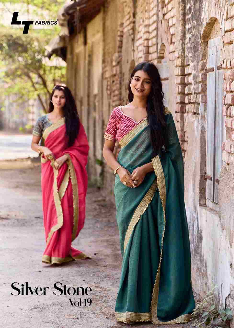 Silver Stone Vol-19 By LT Fabrics 1901 To 1904 Series Indian Traditional Wear Collection Beautiful Stylish Fancy Colorful Party Wear & Occasional Wear Fancy Sarees At Wholesale Price