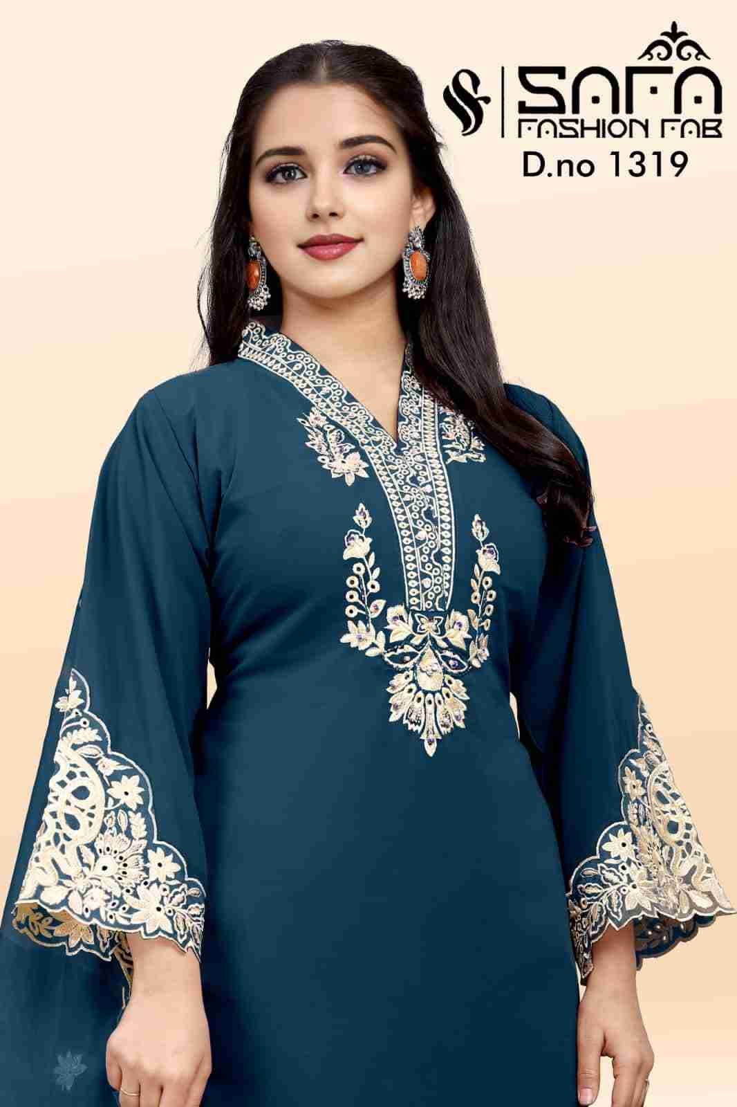 Safa 1319 Colours Vol-2 By Safa Fashion 1319-D To 1319-F Series Designer Stylish Fancy Colorful Beautiful Party Wear & Ethnic Wear Collection Heavy Georgette Dresses At Wholesale Price
