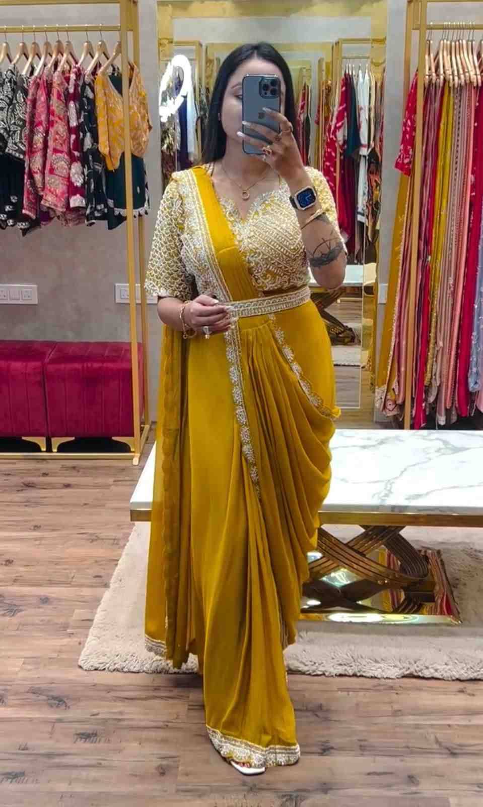 Sf-1026 By Fashid Wholesale 01 To 03 Series Indian Traditional Wear Collection Beautiful Stylish Fancy Colorful Party Wear & Occasional Wear Heavy Chinnon Sarees At Wholesale Price
