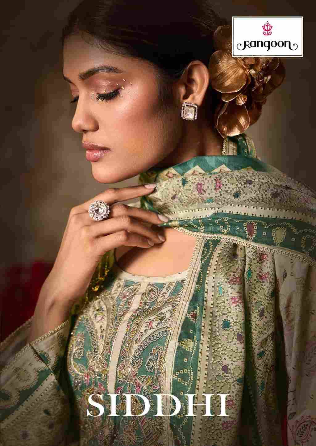 Siddhi By Rangoon 5641 To 5644 Series Beautiful Festive Suits Colorful Stylish Fancy Casual Wear & Ethnic Wear Pure Muslin Dresses At Wholesale Price