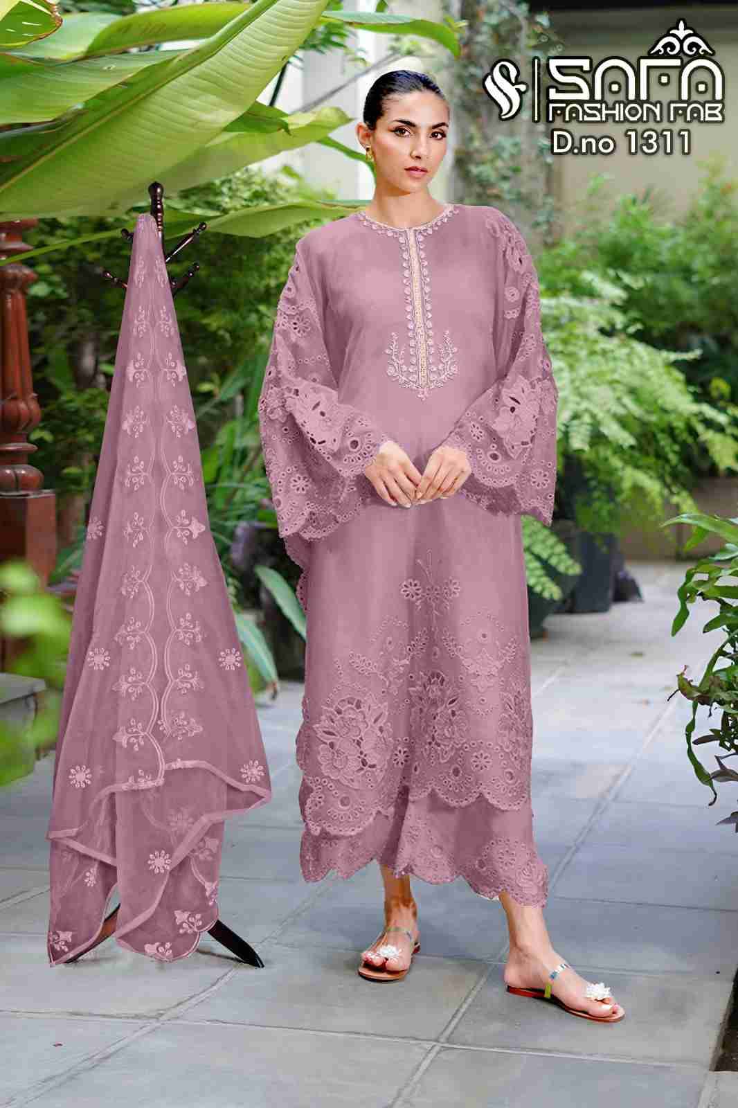 Safa 1311 Colours By Safa Fashion 1311-A To 1311-D Series Designer Stylish Fancy Colorful Beautiful Party Wear & Ethnic Wear Collection Heavy Georgette Dresses At Wholesale Price