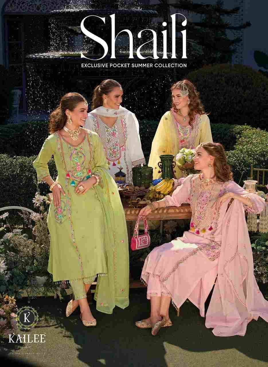 Shaili By Kailee 43401 To 43404 Series Beautiful Stylish Festive Suits Fancy Colorful Casual Wear & Ethnic Wear & Ready To Wear Cotton Dresses At Wholesale Price