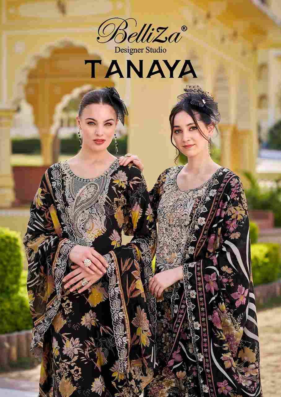 Tanaya By Belliza 852-001 To 852-006 Series Beautiful Suits Colorful Stylish Fancy Casual Wear & Ethnic Wear Pure Viscose Rayon Dresses At Wholesale Price
