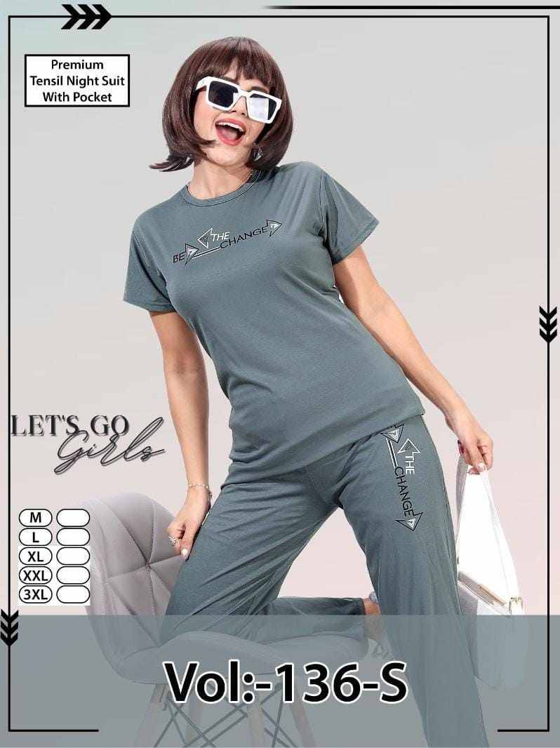 Vol-136-S By Kaamiri 01 To 06 Series Beautiful Stylish Fancy Colorful Casual Wear & Ethnic Wear Fancy Night Suits At Wholesale Price